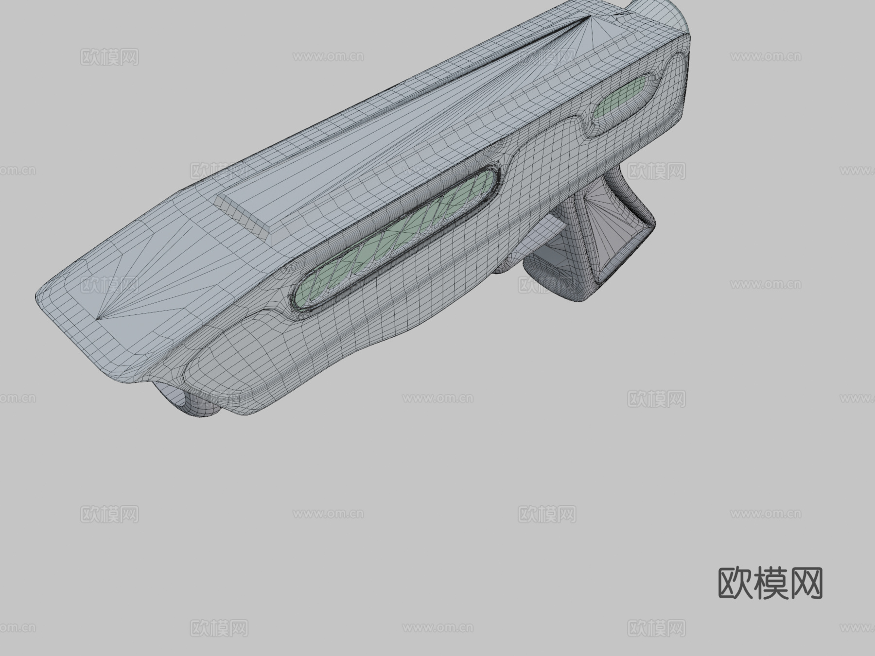 激光枪3d模型
