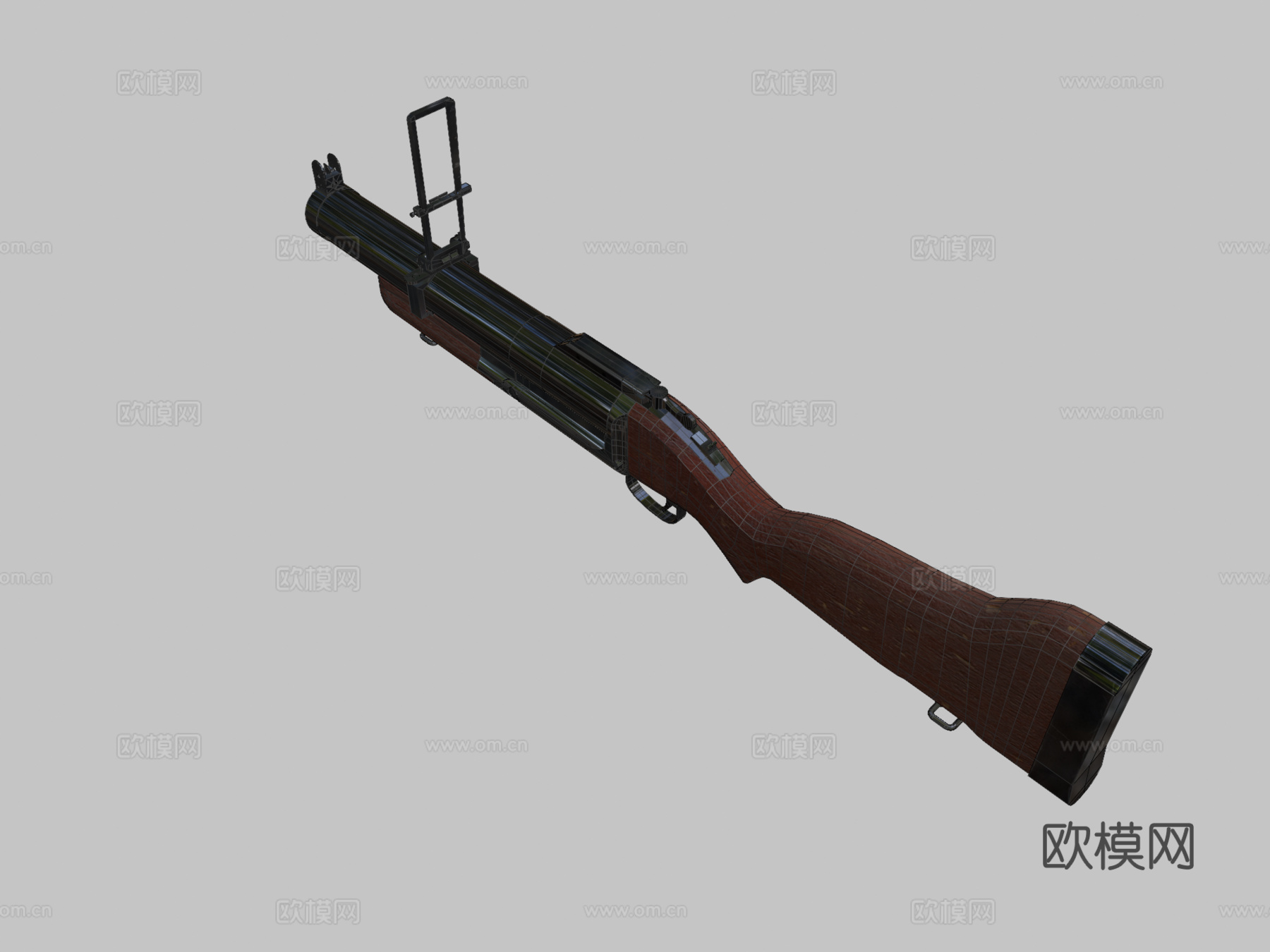 M79榴弹发射器3d模型