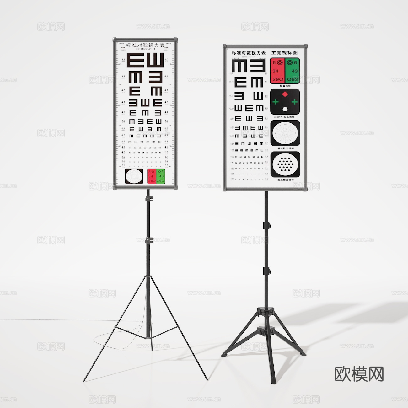 视力表3d模型