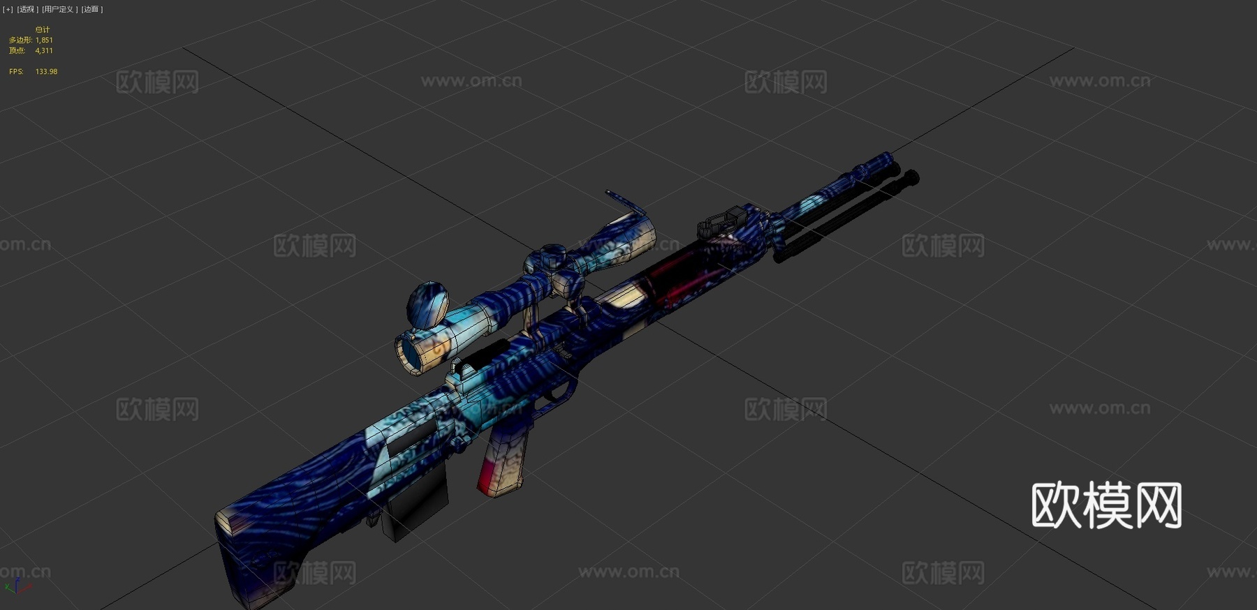 QB88日本浪3d模型