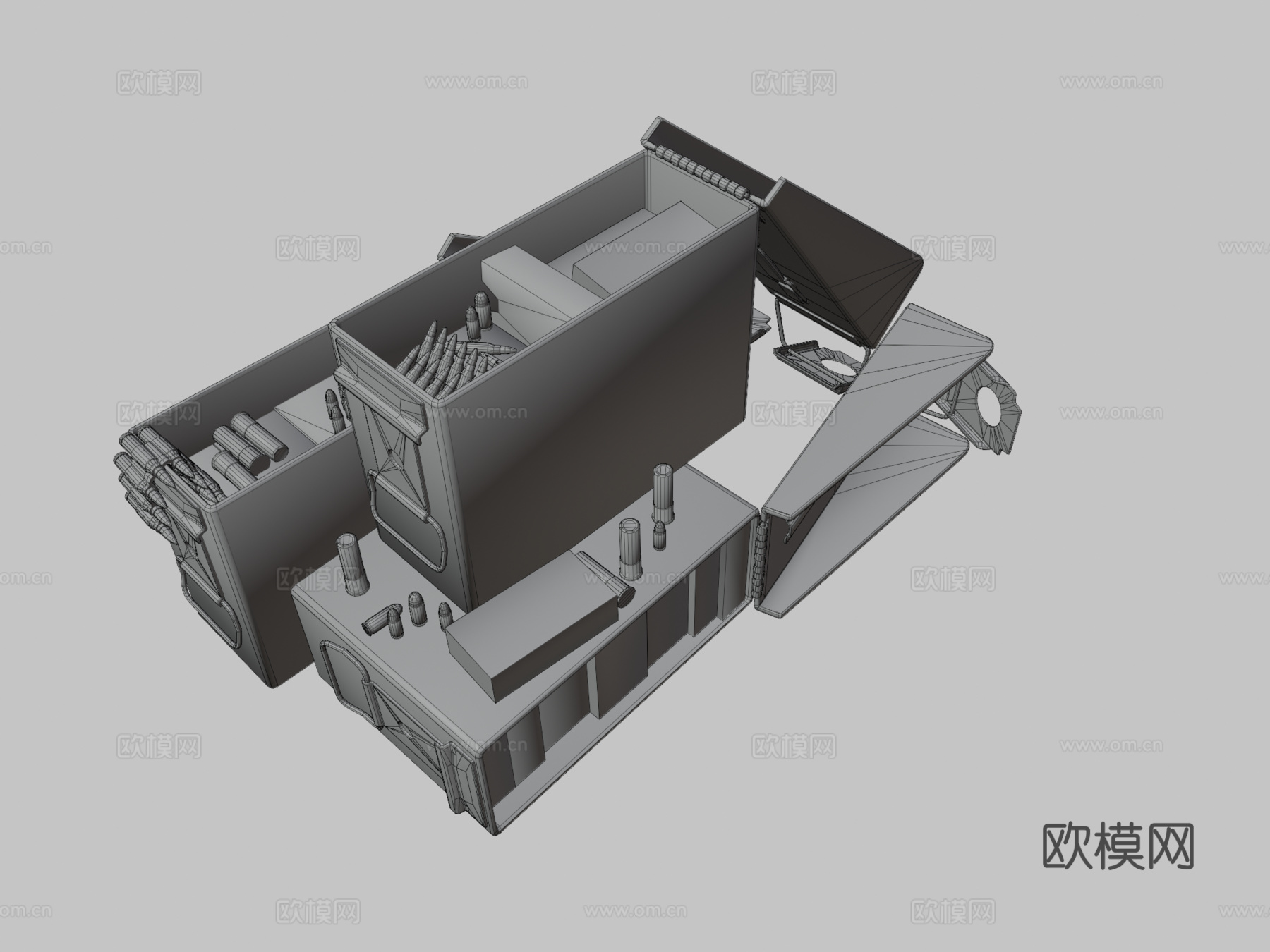 求生之路2弹药箱3d模型