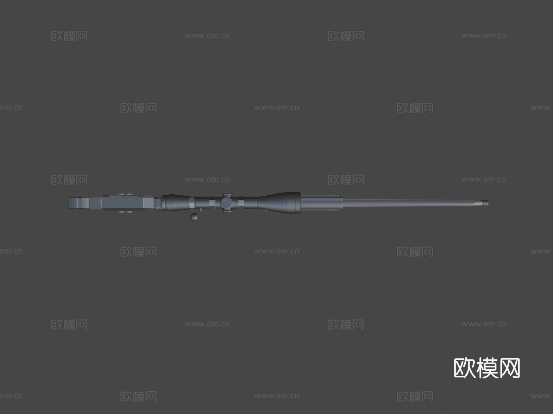 灌木大师L96A9 SOPMOD-13d模型