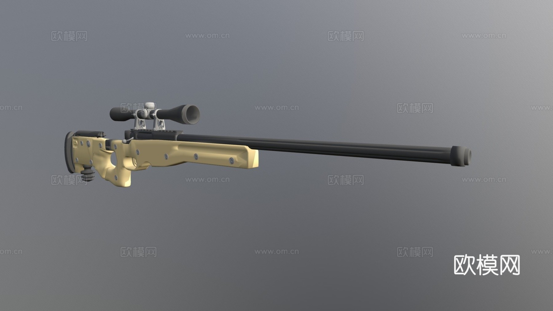 AWP(平滑版)3d模型