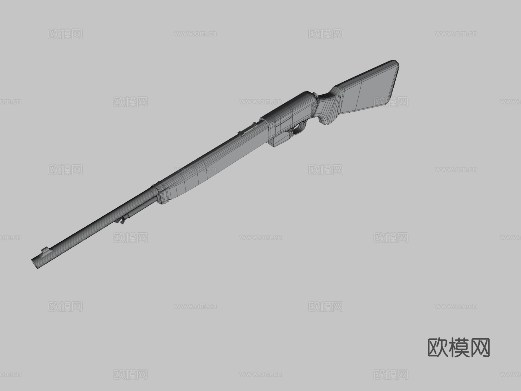 温彻斯特1907型3d模型