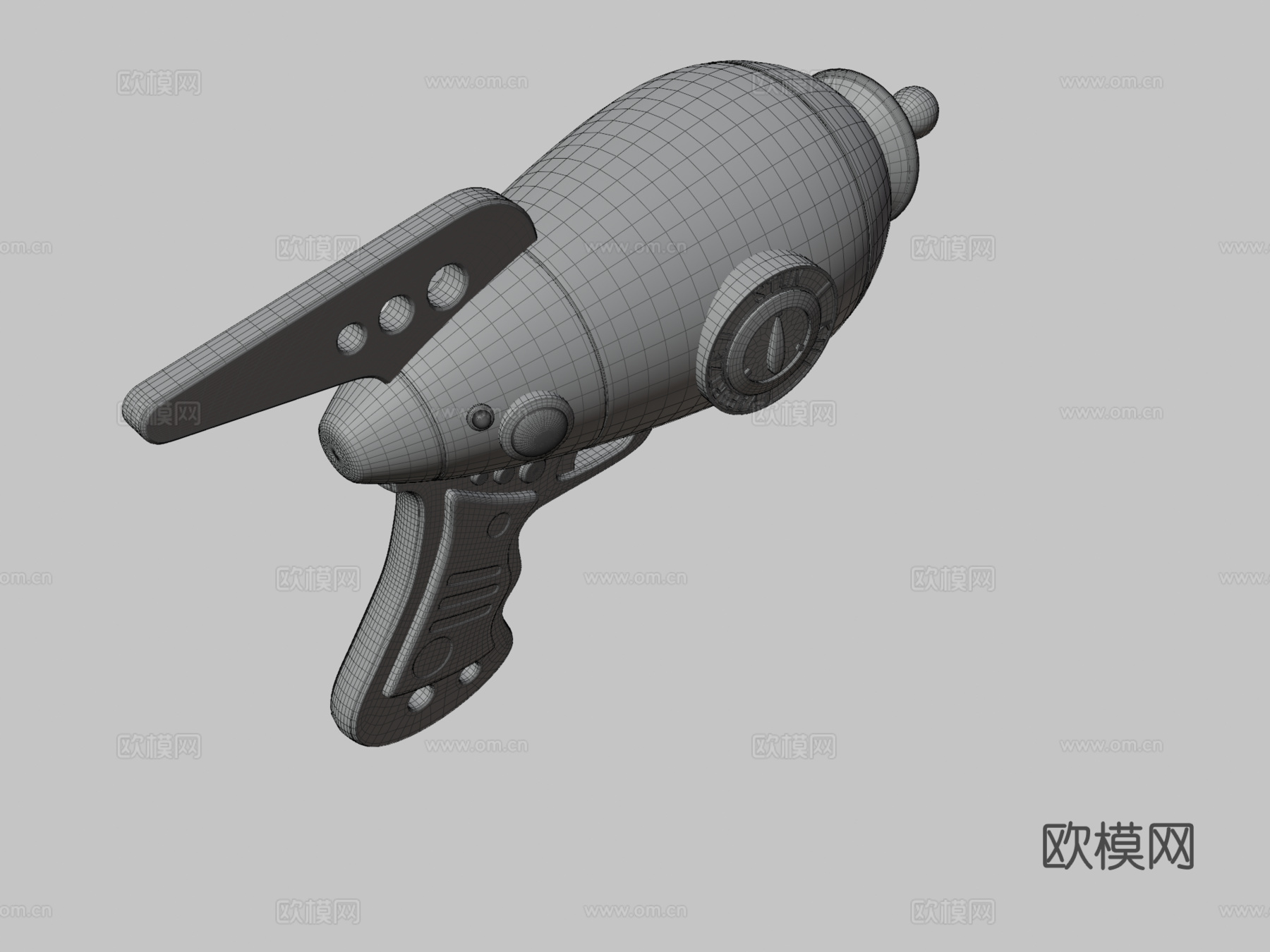 射线枪3d模型