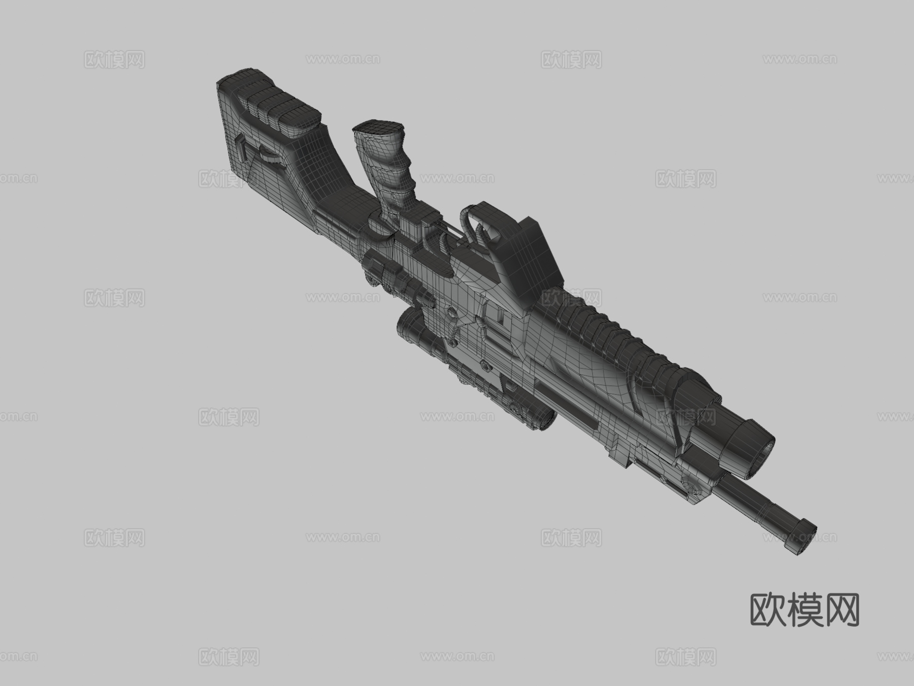 步枪V2+首次接触物质画家3d模型