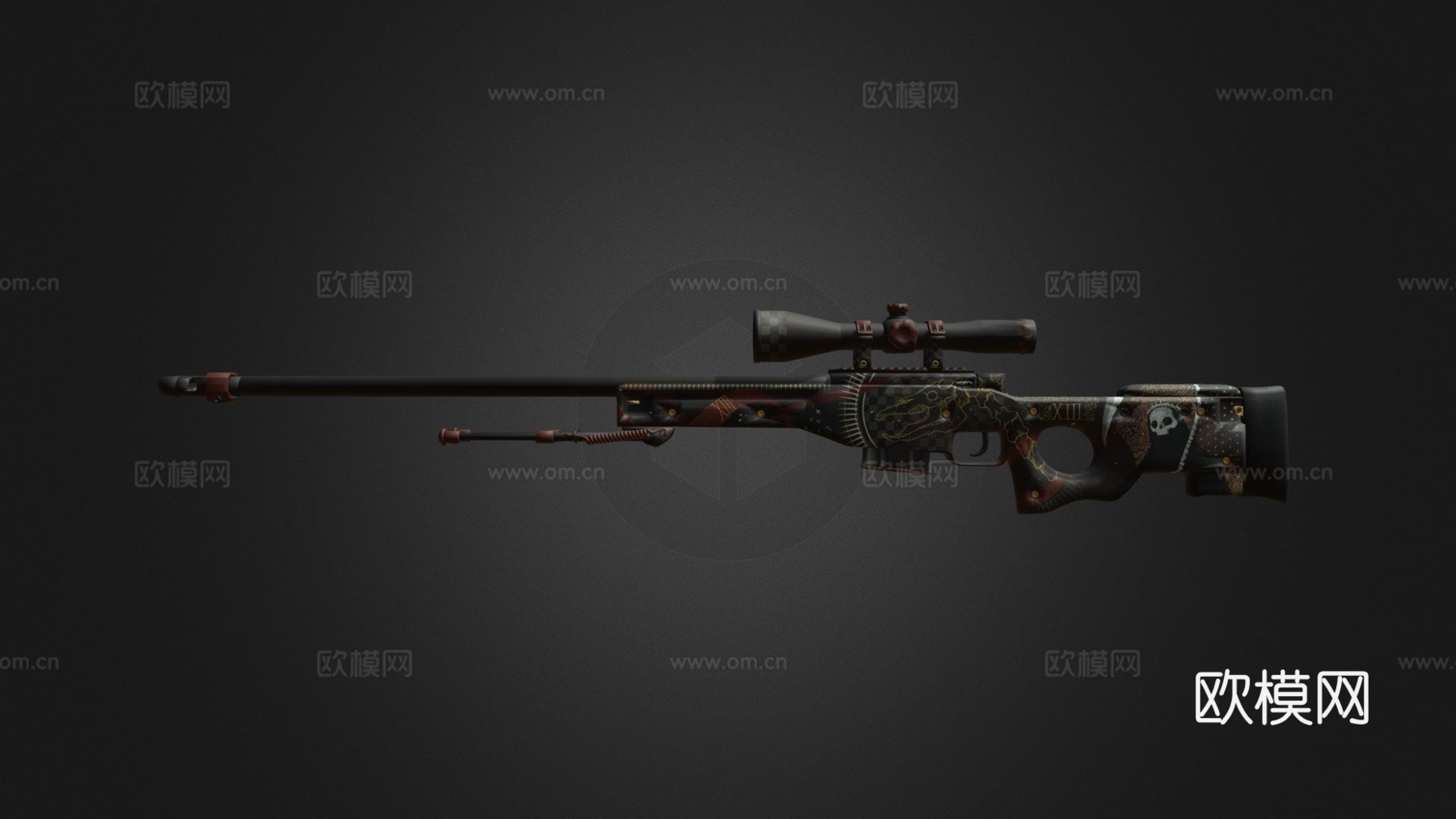 AWP-死亡3d模型