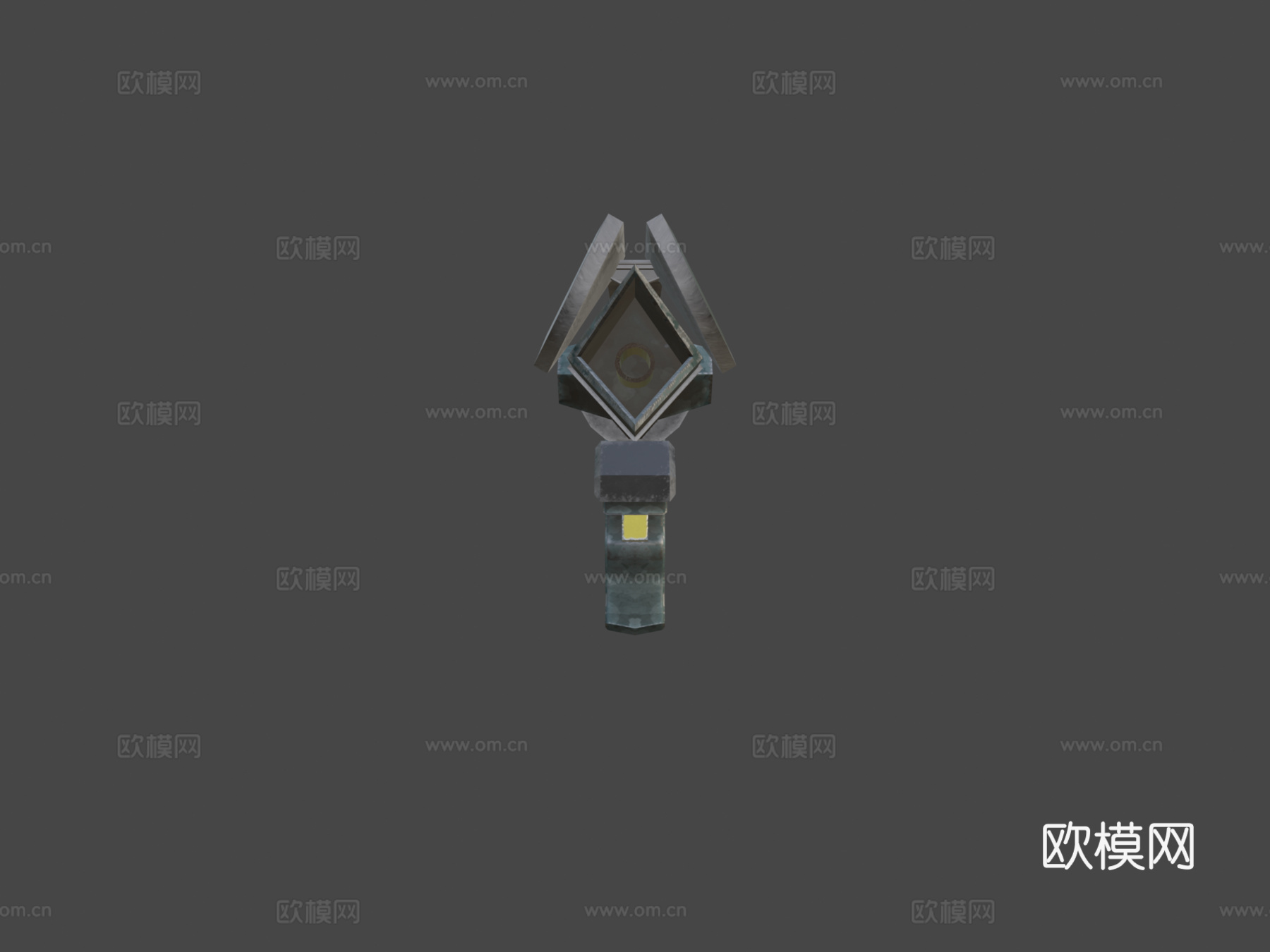 孤独长夜左轮手枪3d模型