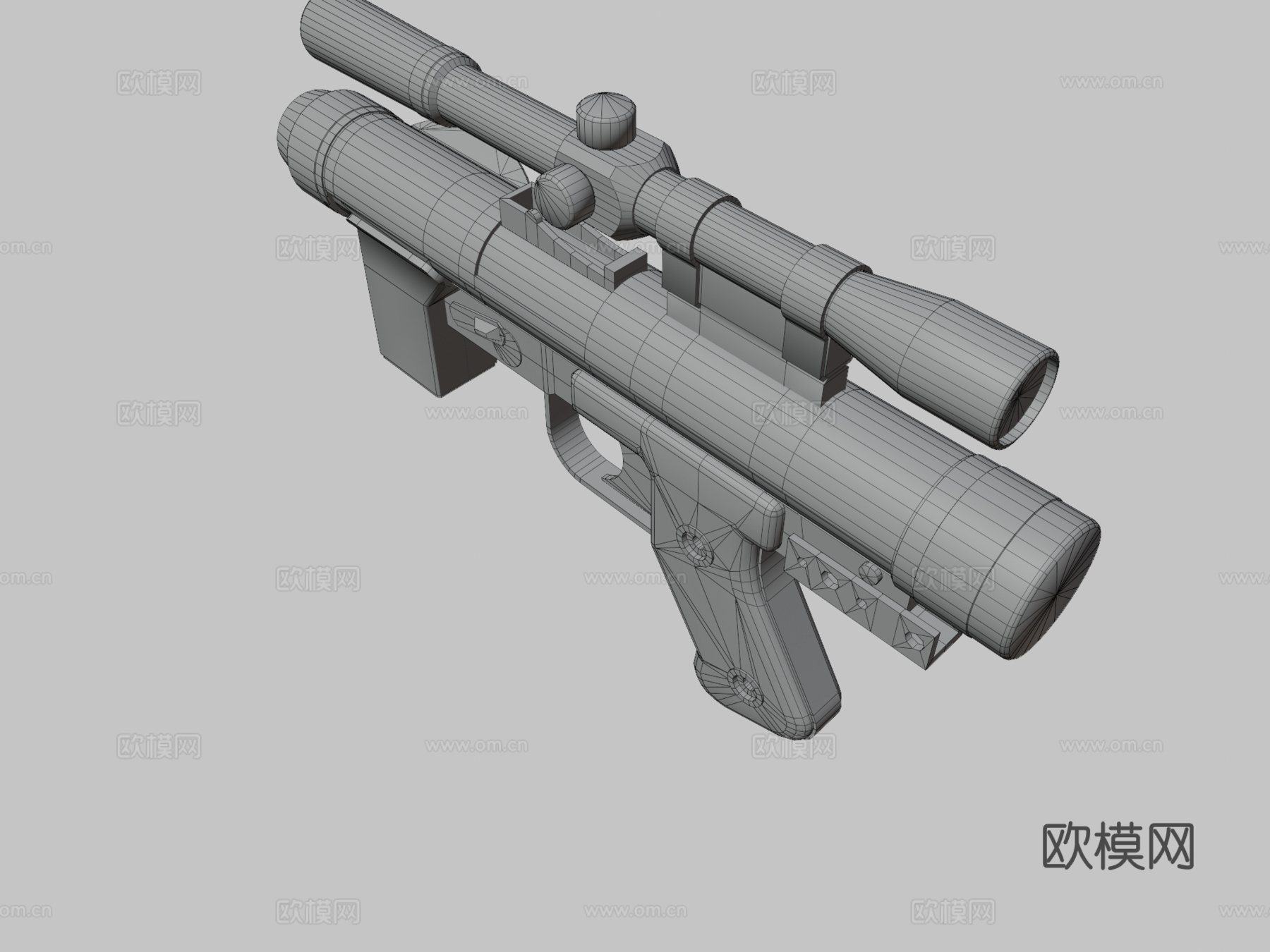 星球大战SE-14c爆能枪3d模型