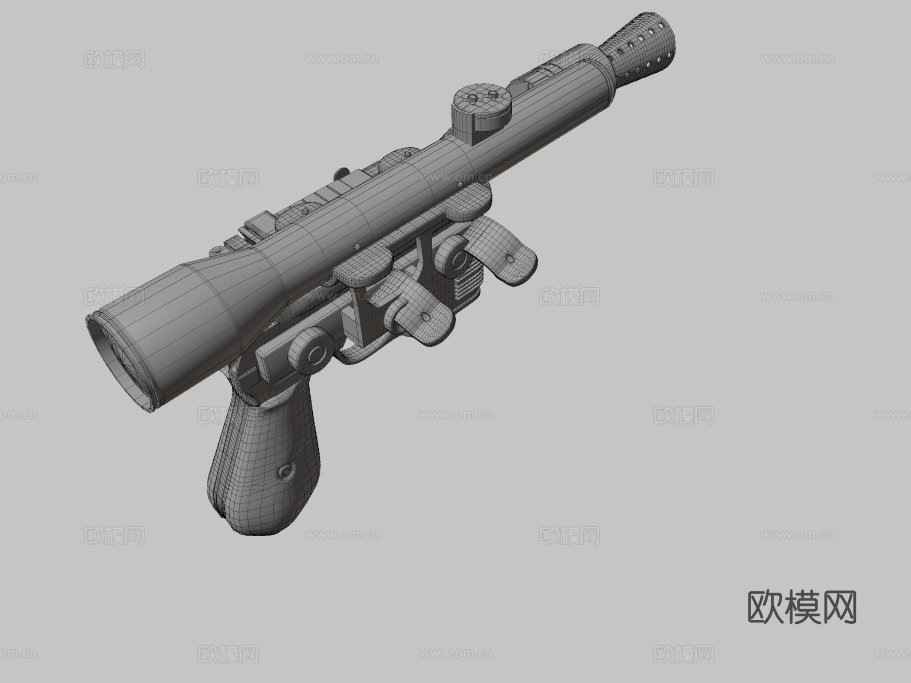 DL-44爆能枪3d模型