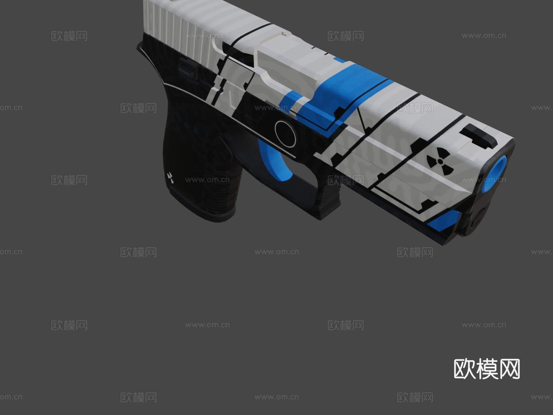 P250-有毒废料(VGO比赛)3d模型
