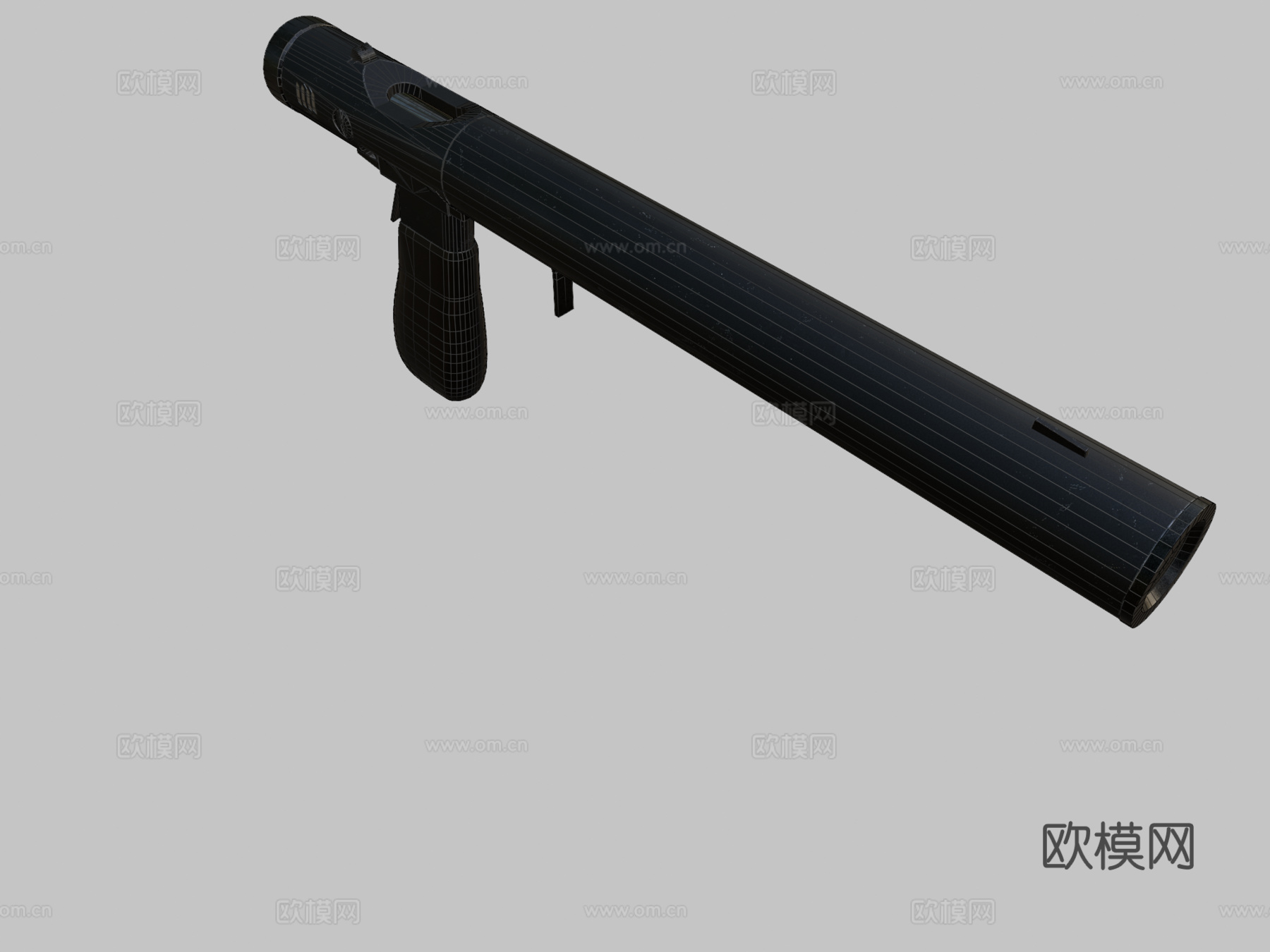 威尔罗德手枪3d模型