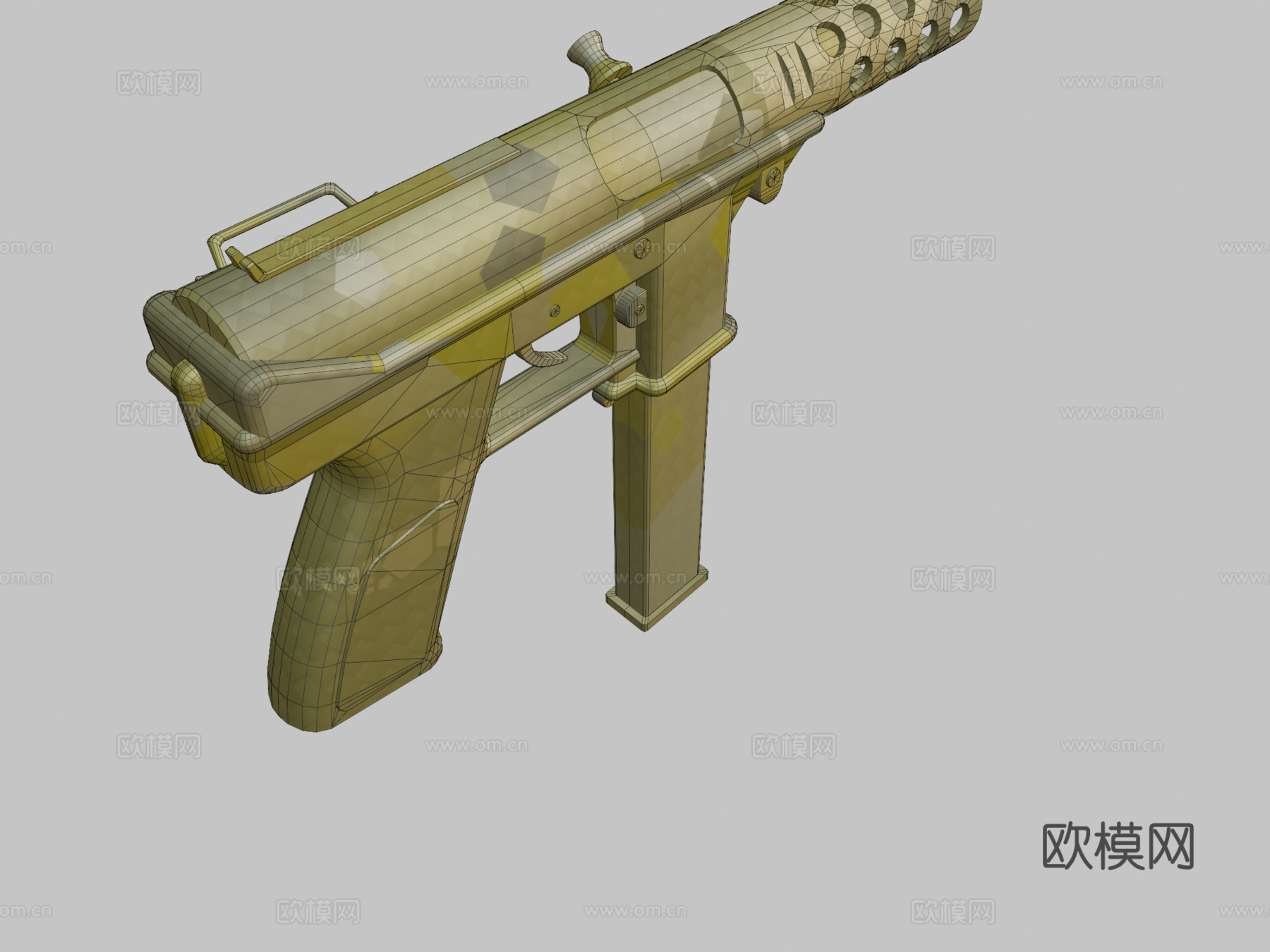 TEC9邦3d模型