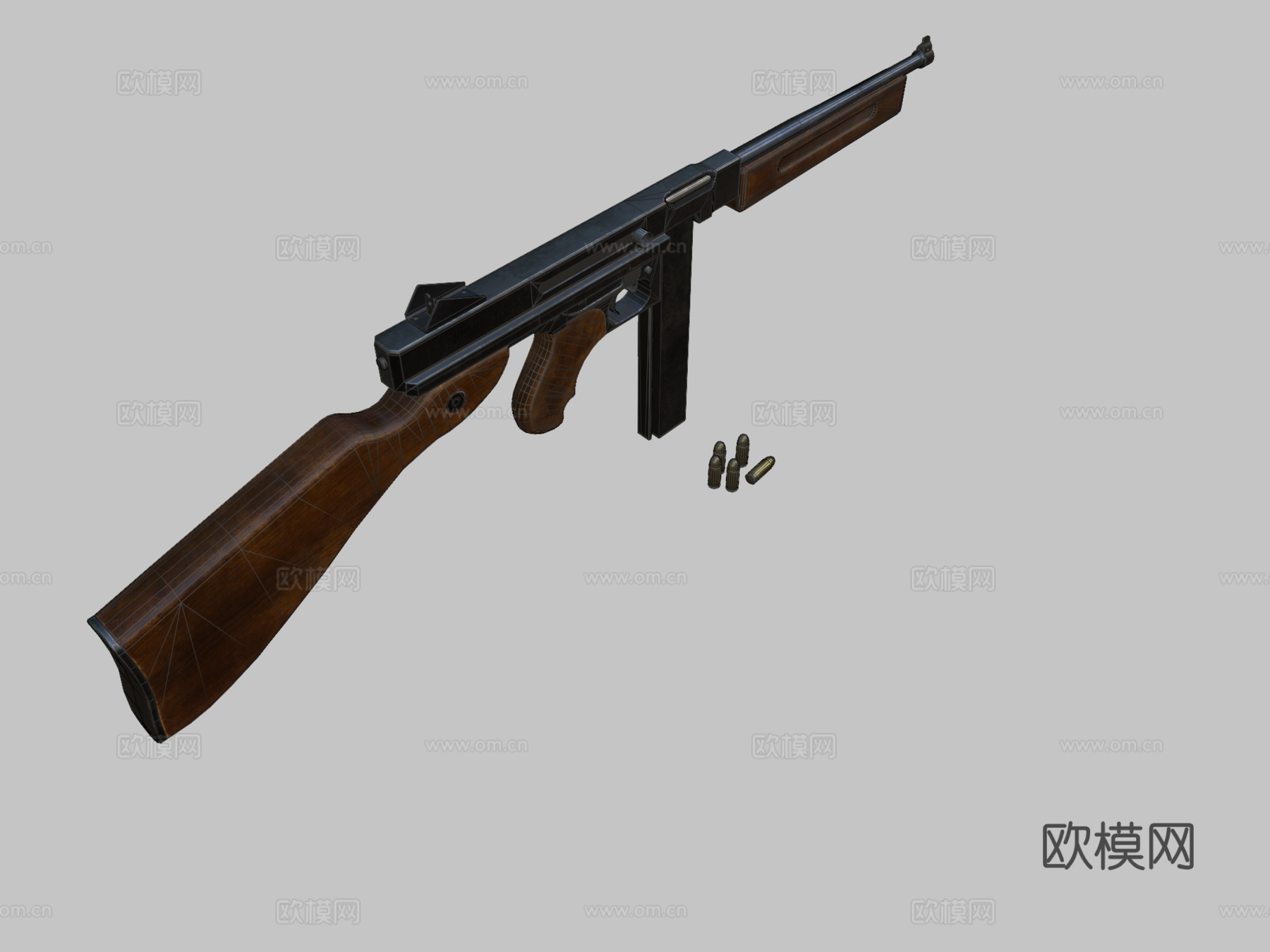 汤普森M1A13d模型