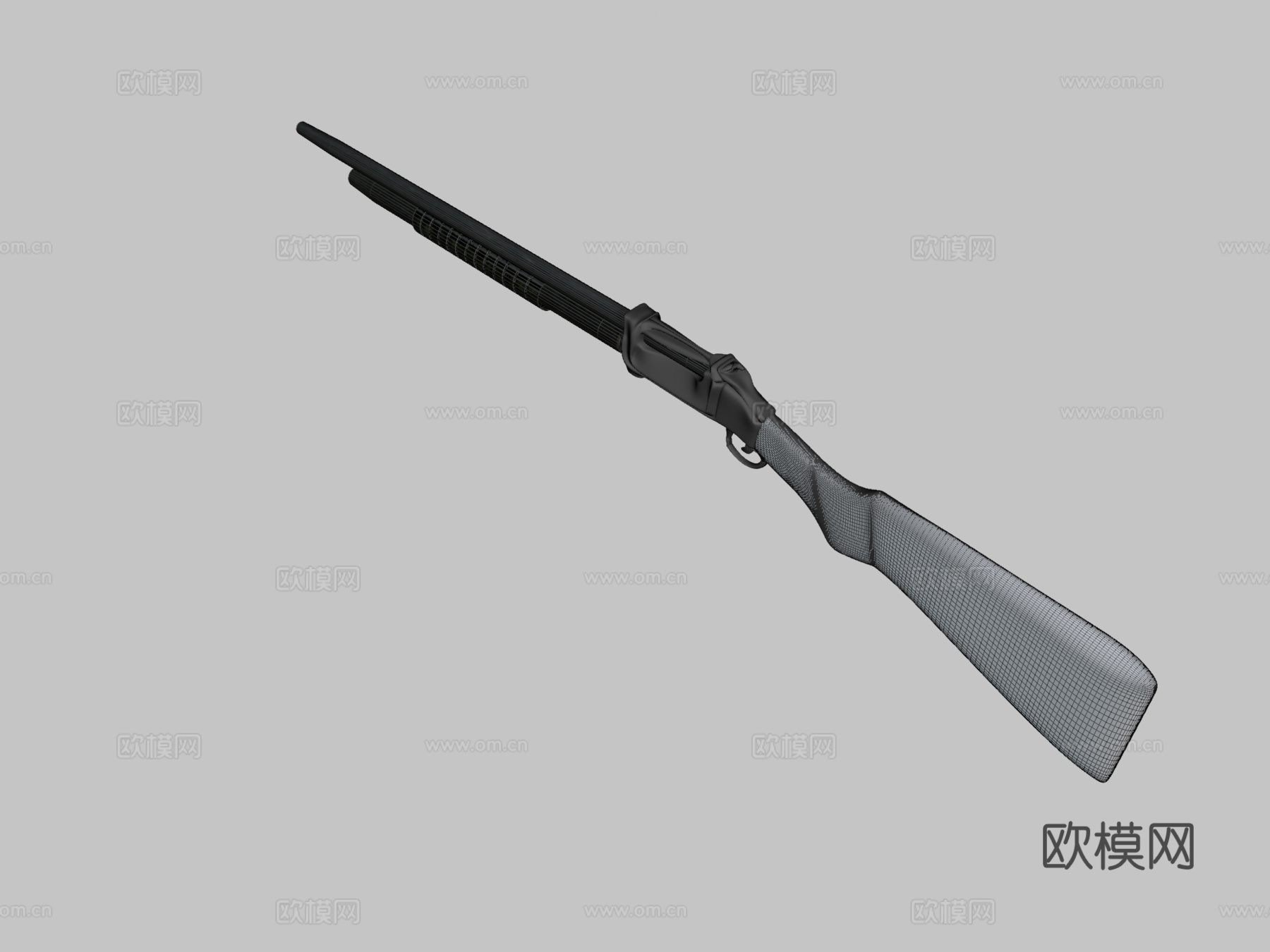 狂野帮派霰弹枪3d模型