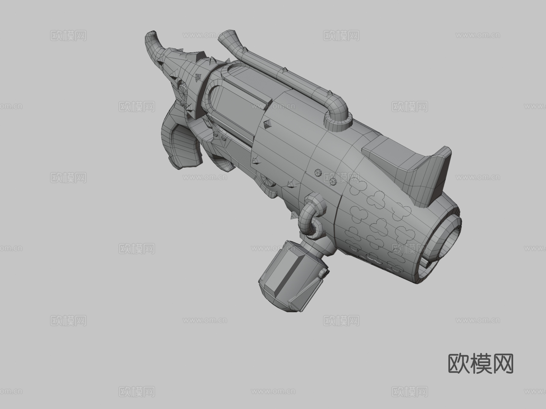 =灯笼=莫塔里昂能量手枪3d模型