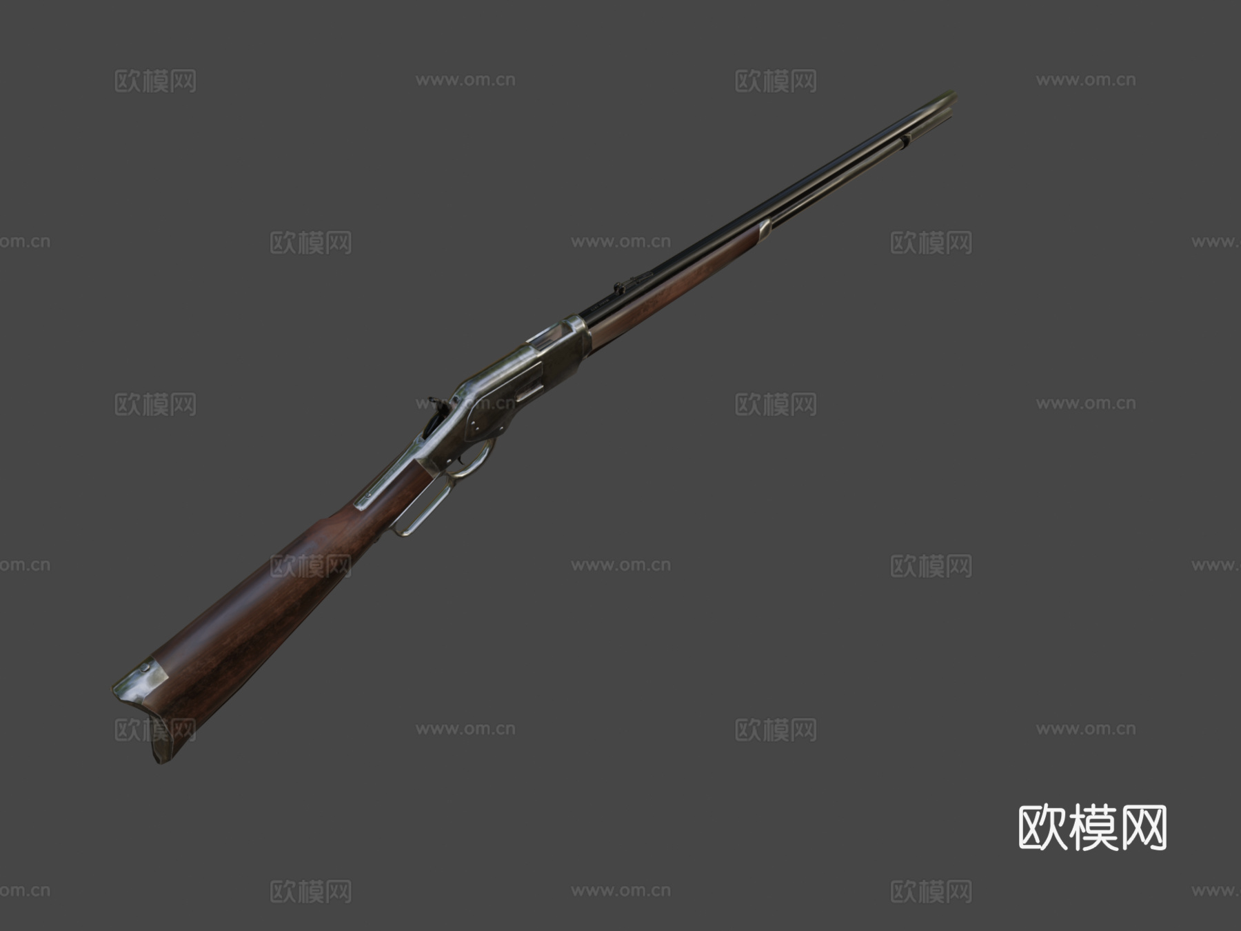 温彻斯特1873型3d模型