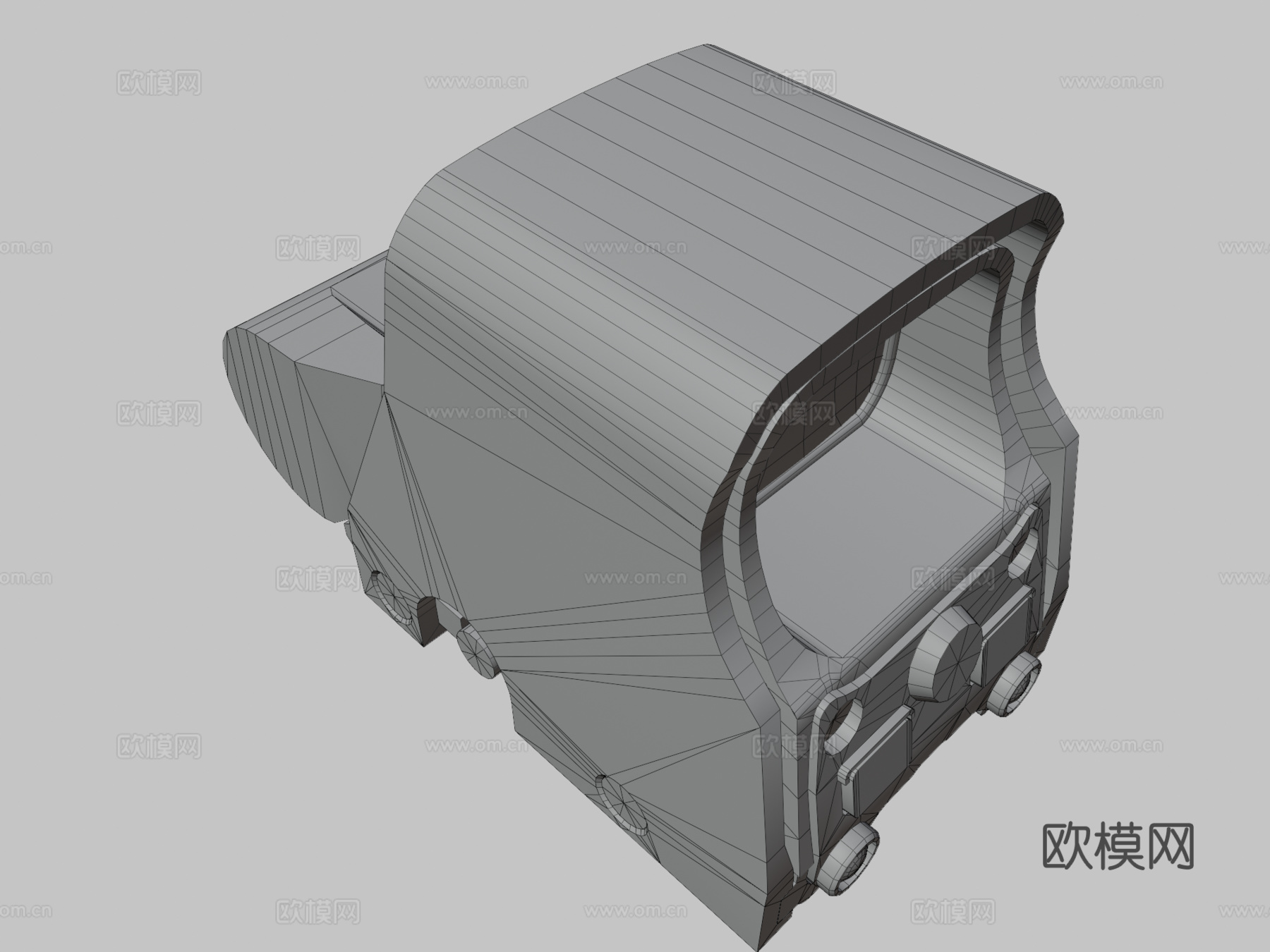 EOTech XPS2-300黑光全息武器瞄准镜3d模型
