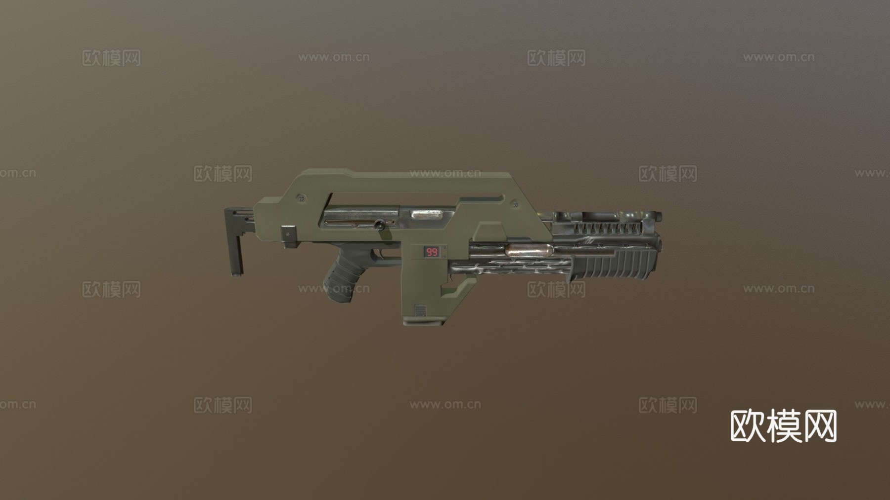 M41A脉冲步枪3D模型3d模型