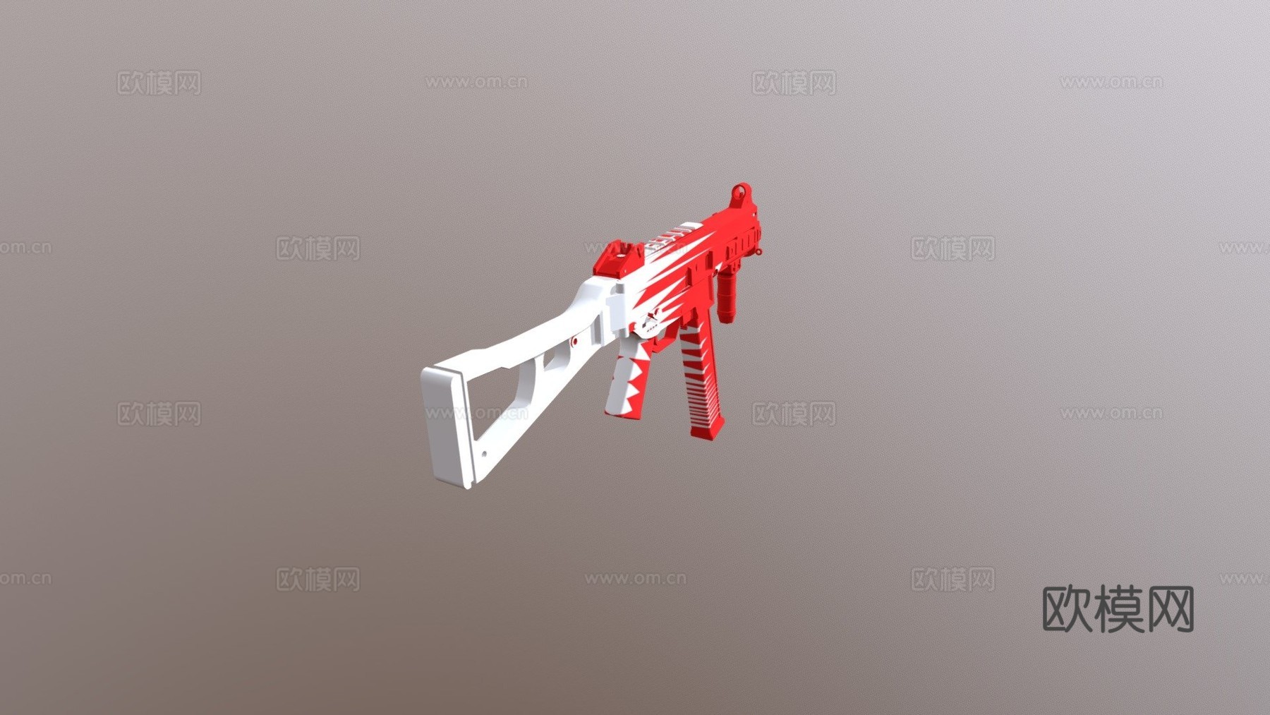 UMP-45-战争时刻3d模型