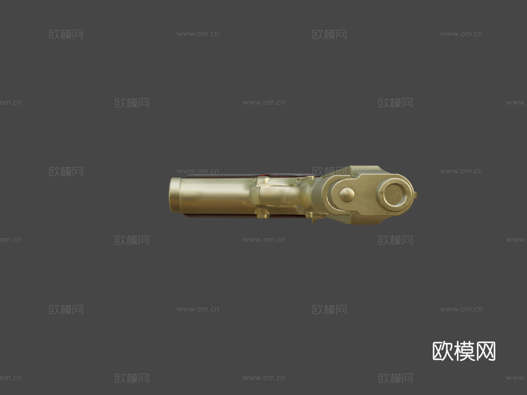镀金-P92-PUBG3d模型