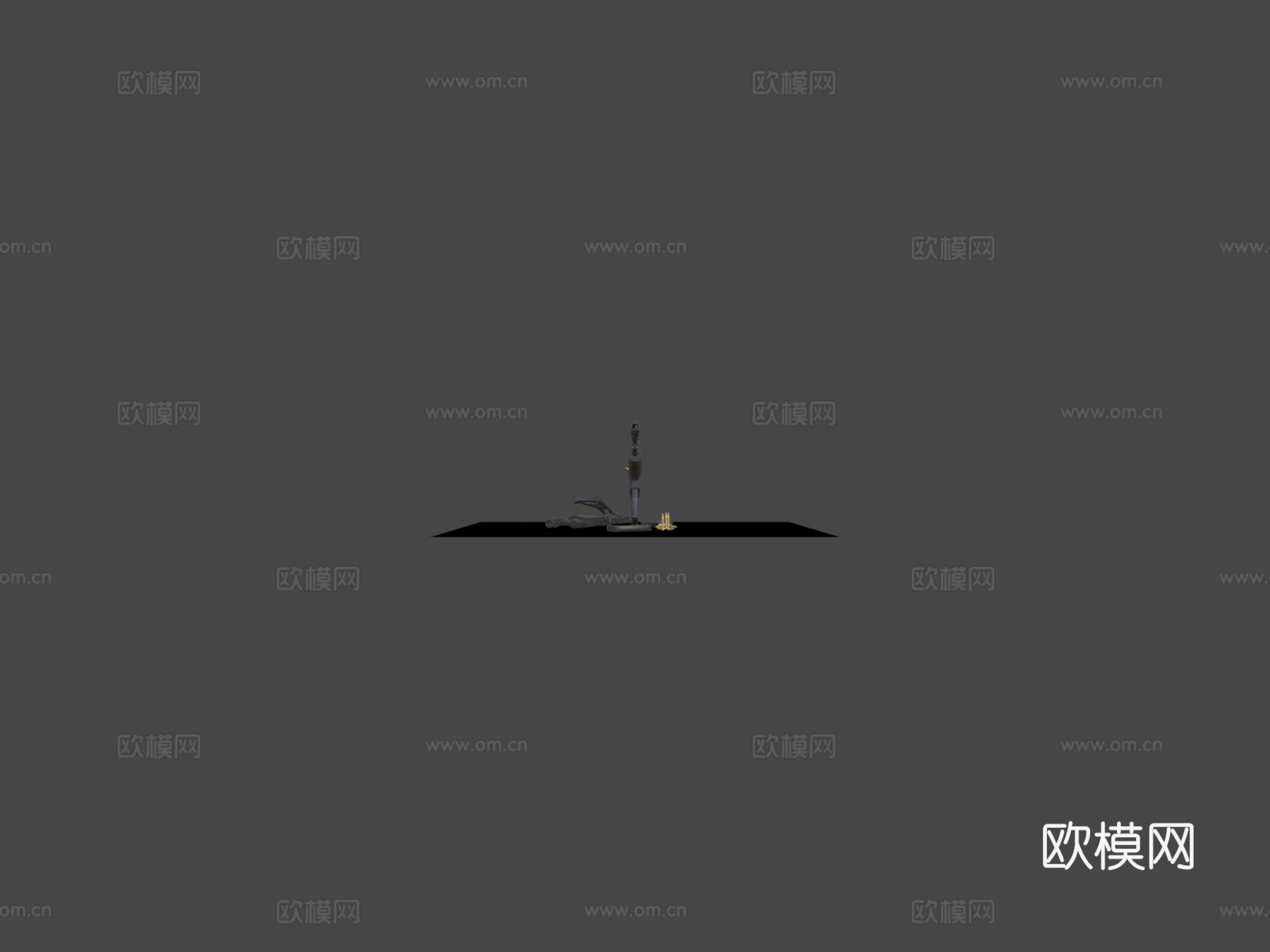 SS2突击步枪(免费游戏模型)3d模型