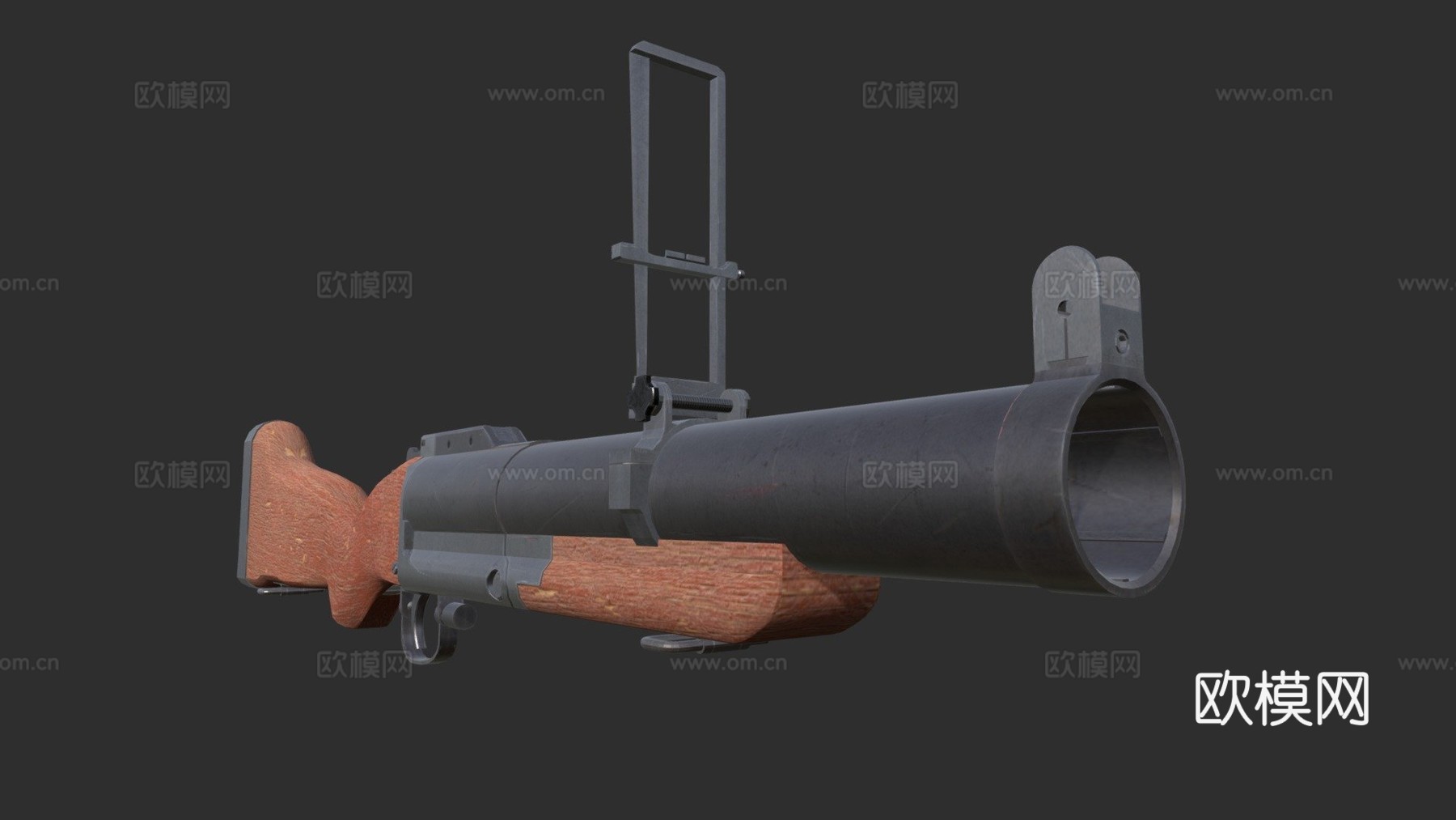 M79榴弹发射器3d模型