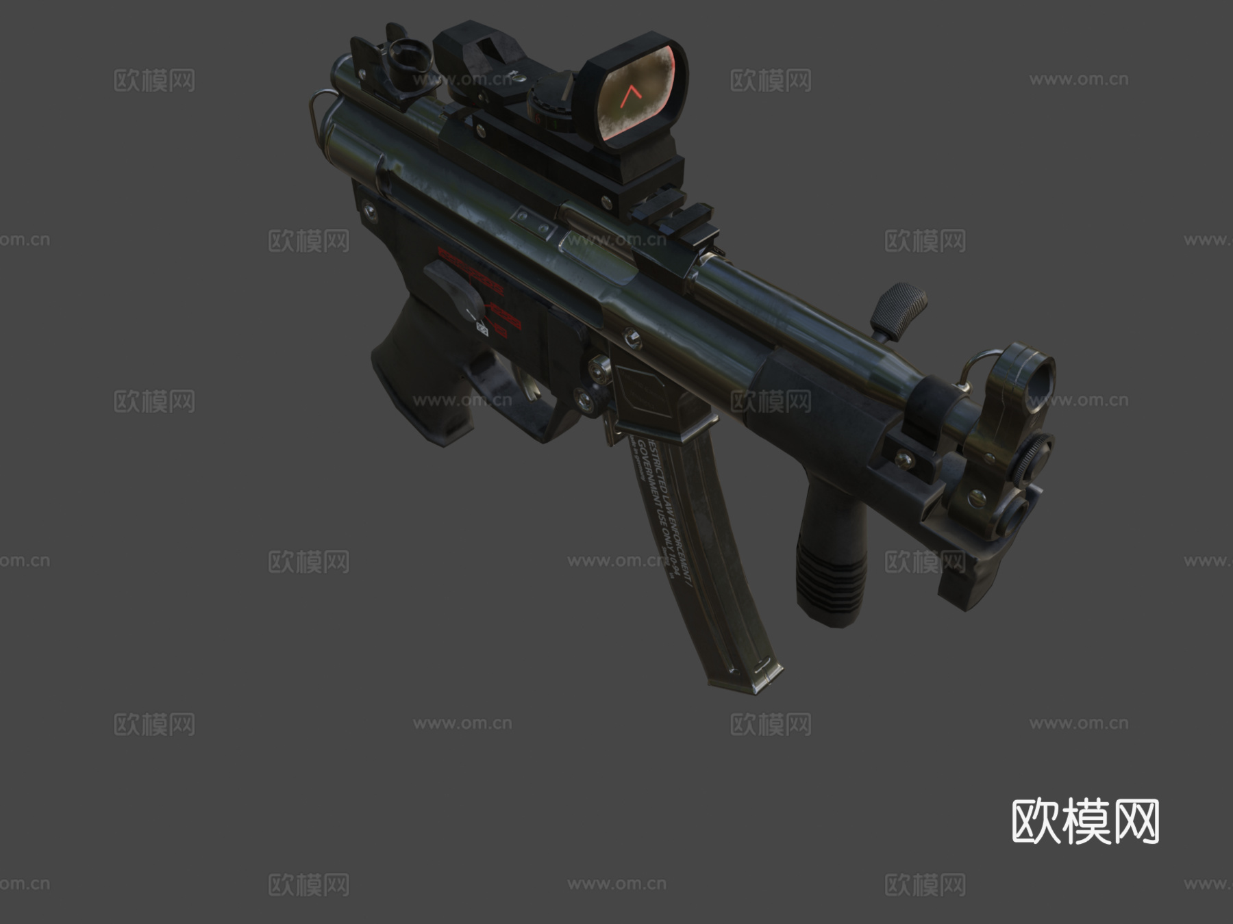 MP5K3d模型