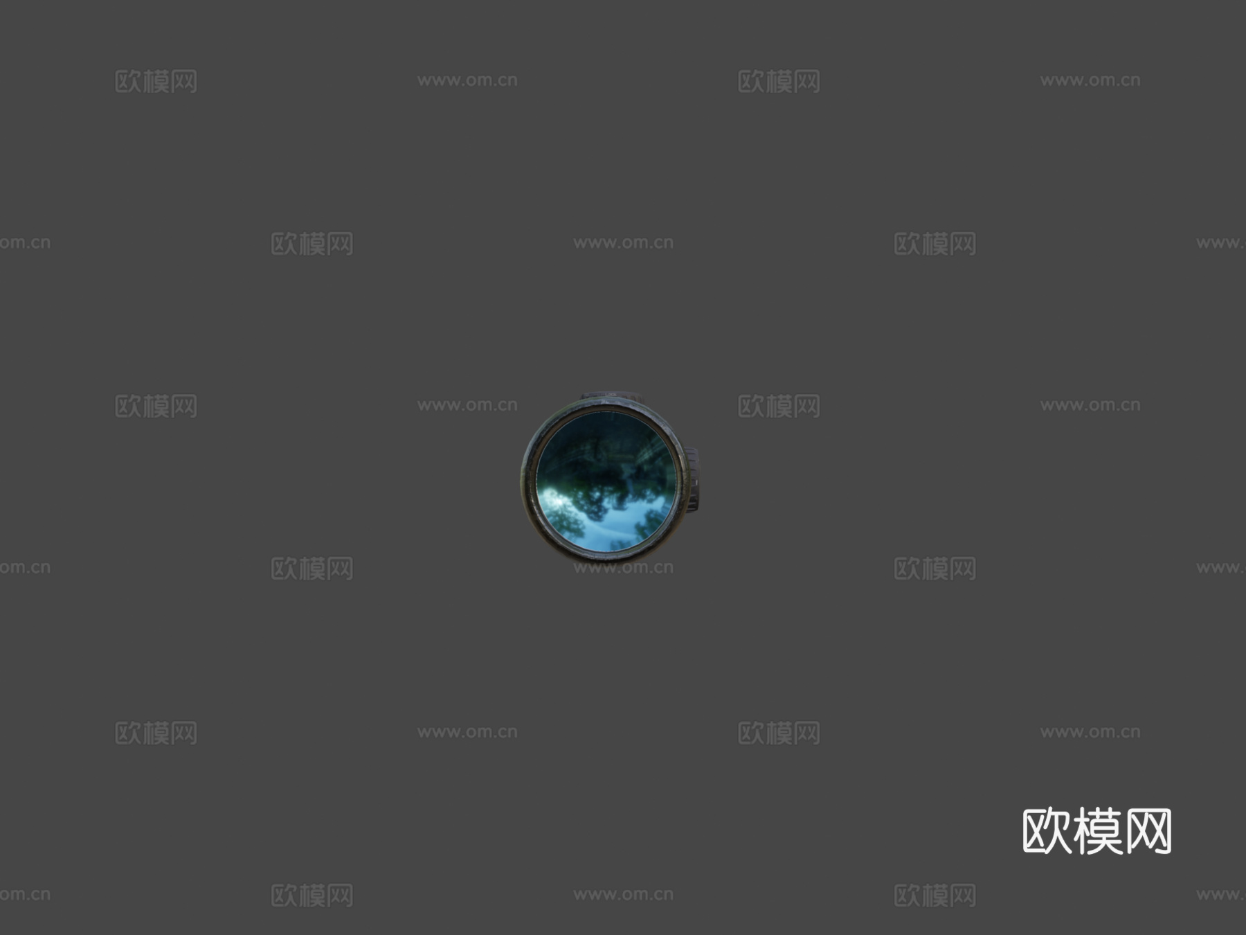 x40瞄准镜-游戏可用3d模型
