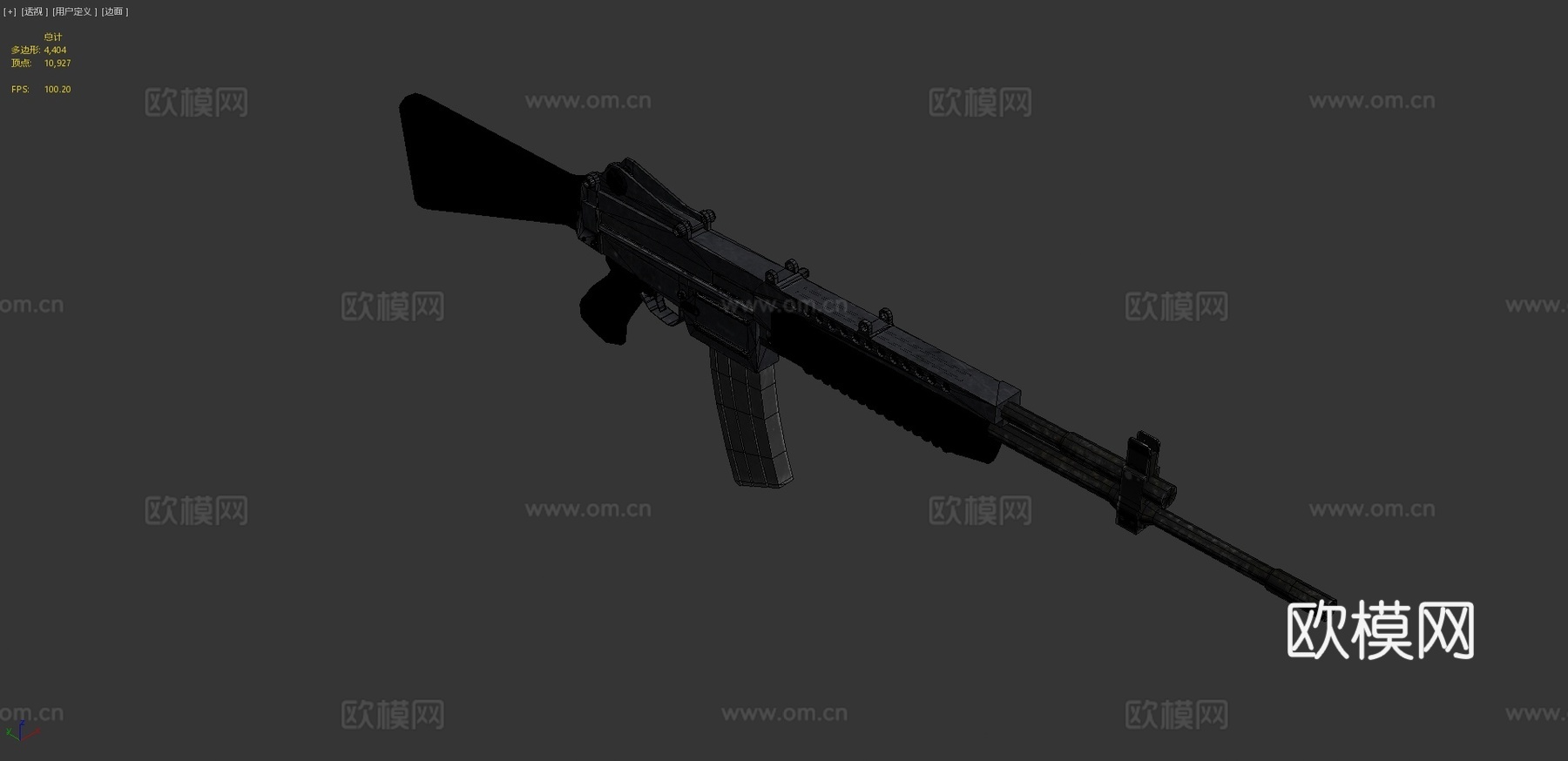 斯通纳63 PBR3d模型