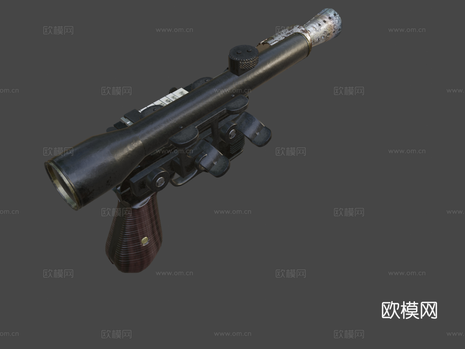 DL-44爆能枪3d模型