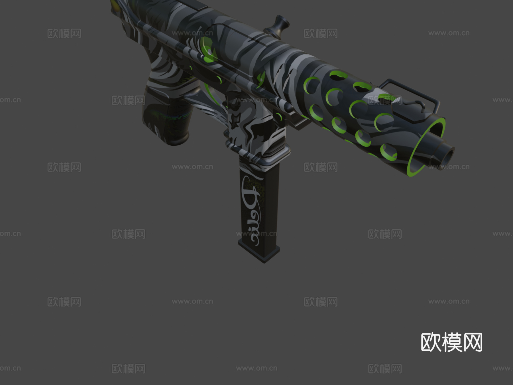 Tec9遗迹3d模型