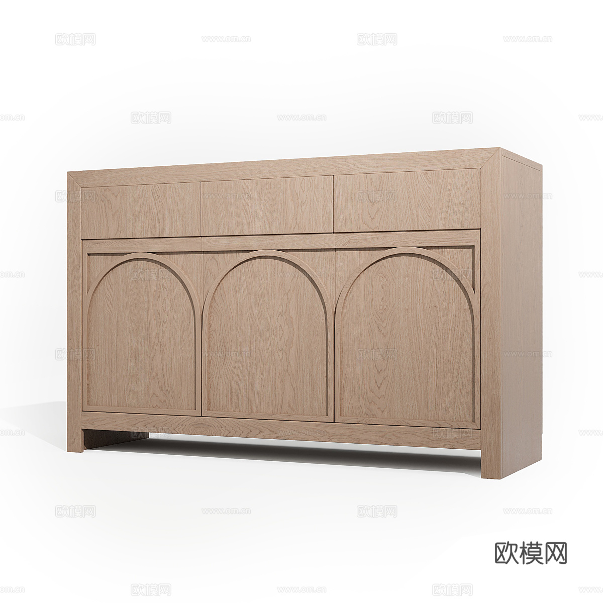 北欧简约装饰柜 装饰柜 简约装饰柜 客厅边柜3d模型
