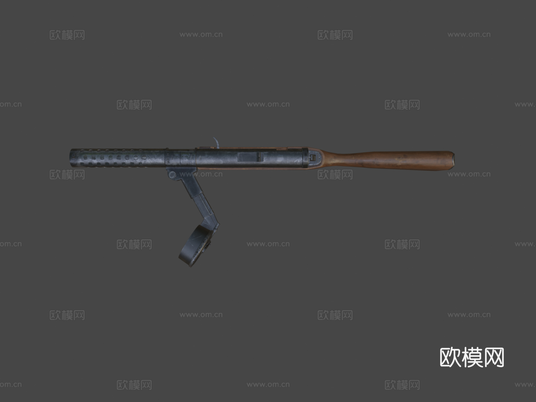MP-18冲锋枪3d模型