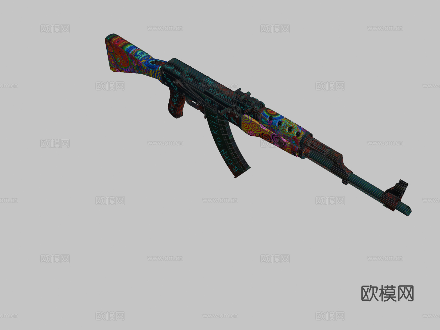 AK47-人民的力量3d模型