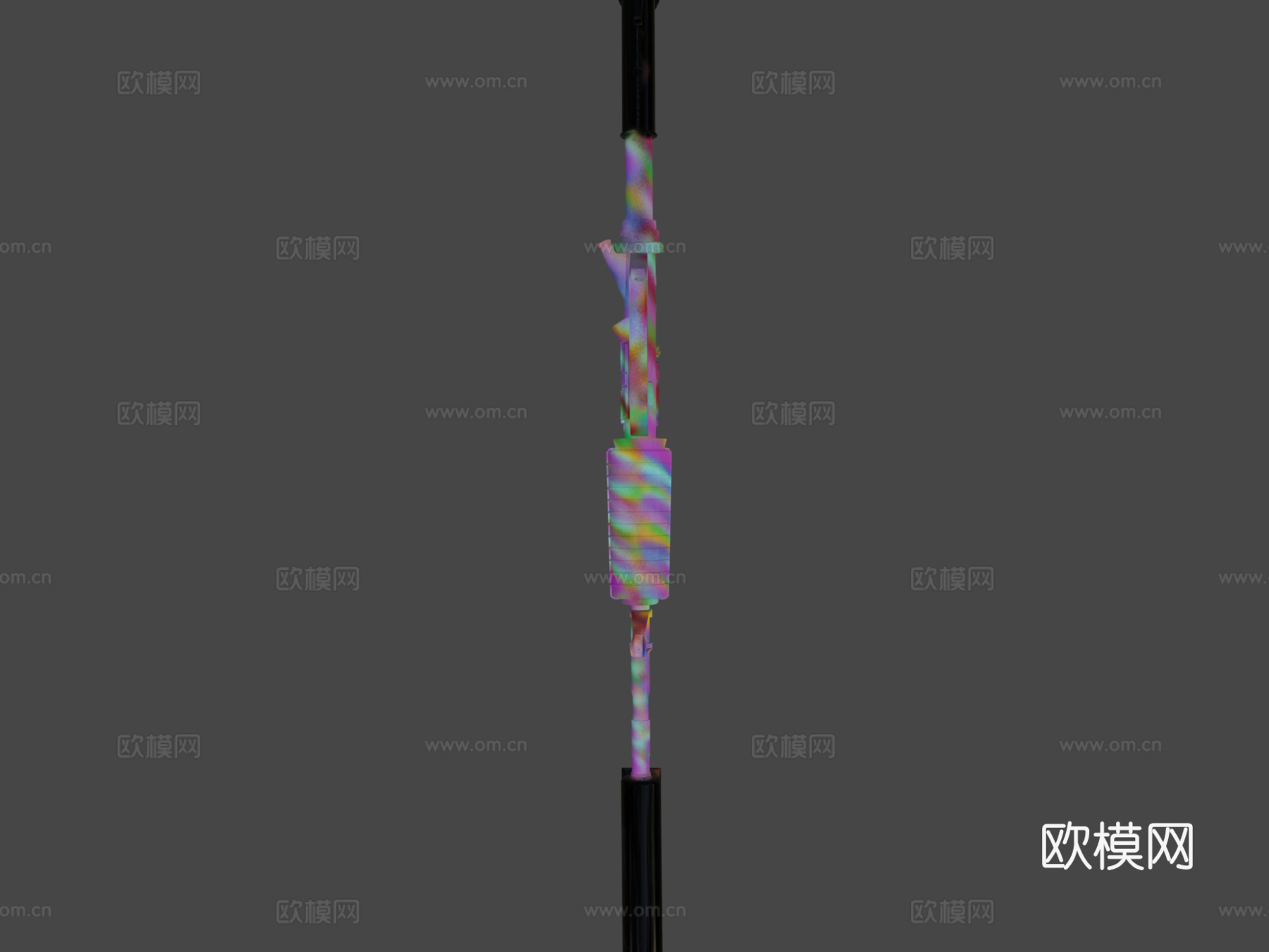 M4A1-S彩虹光泽-VGO3d模型