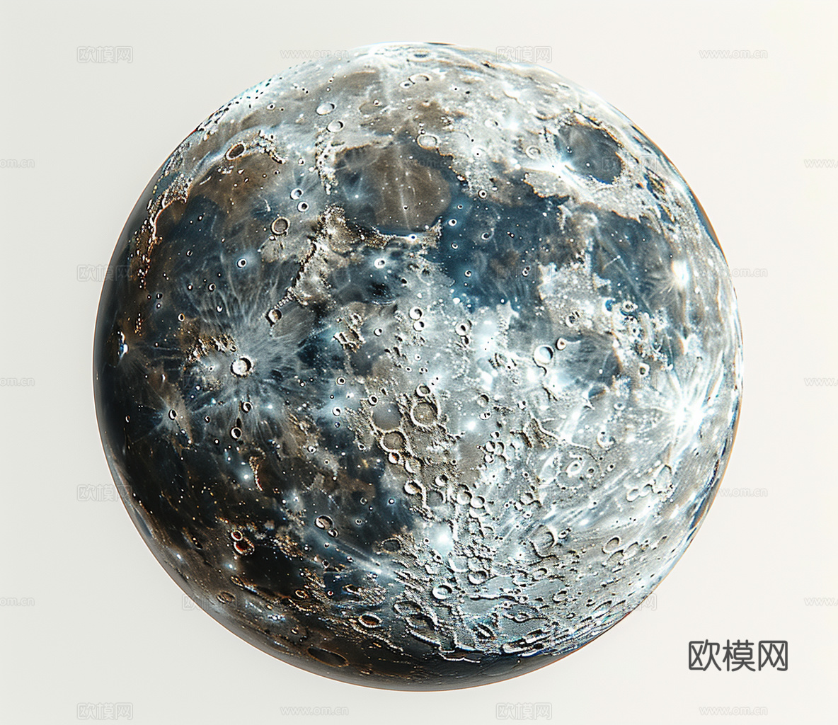 月球灯星球月亮陨石表表面
