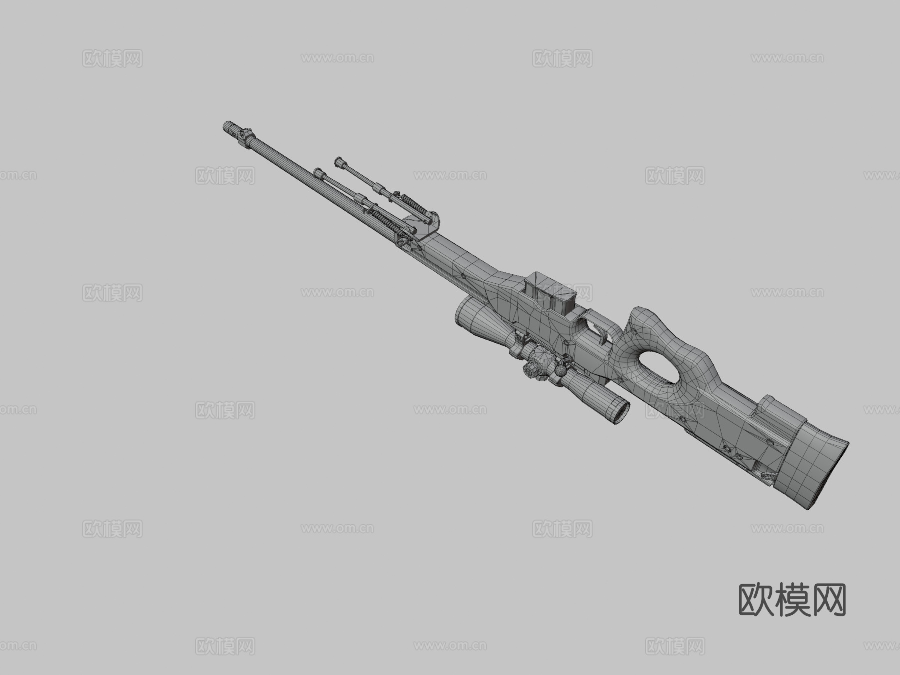 AWP-恐惧症3d模型