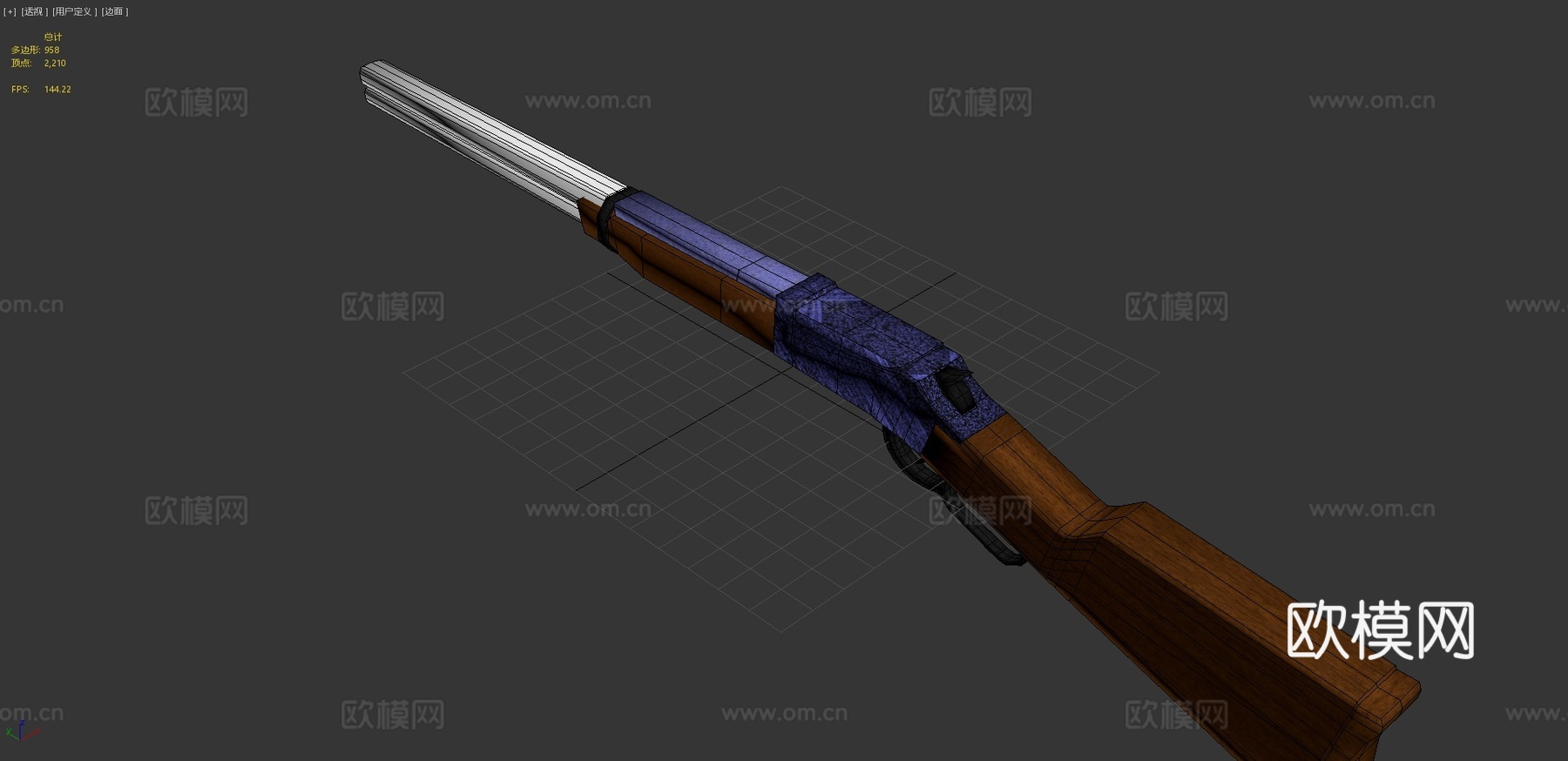 温彻斯特943d模型