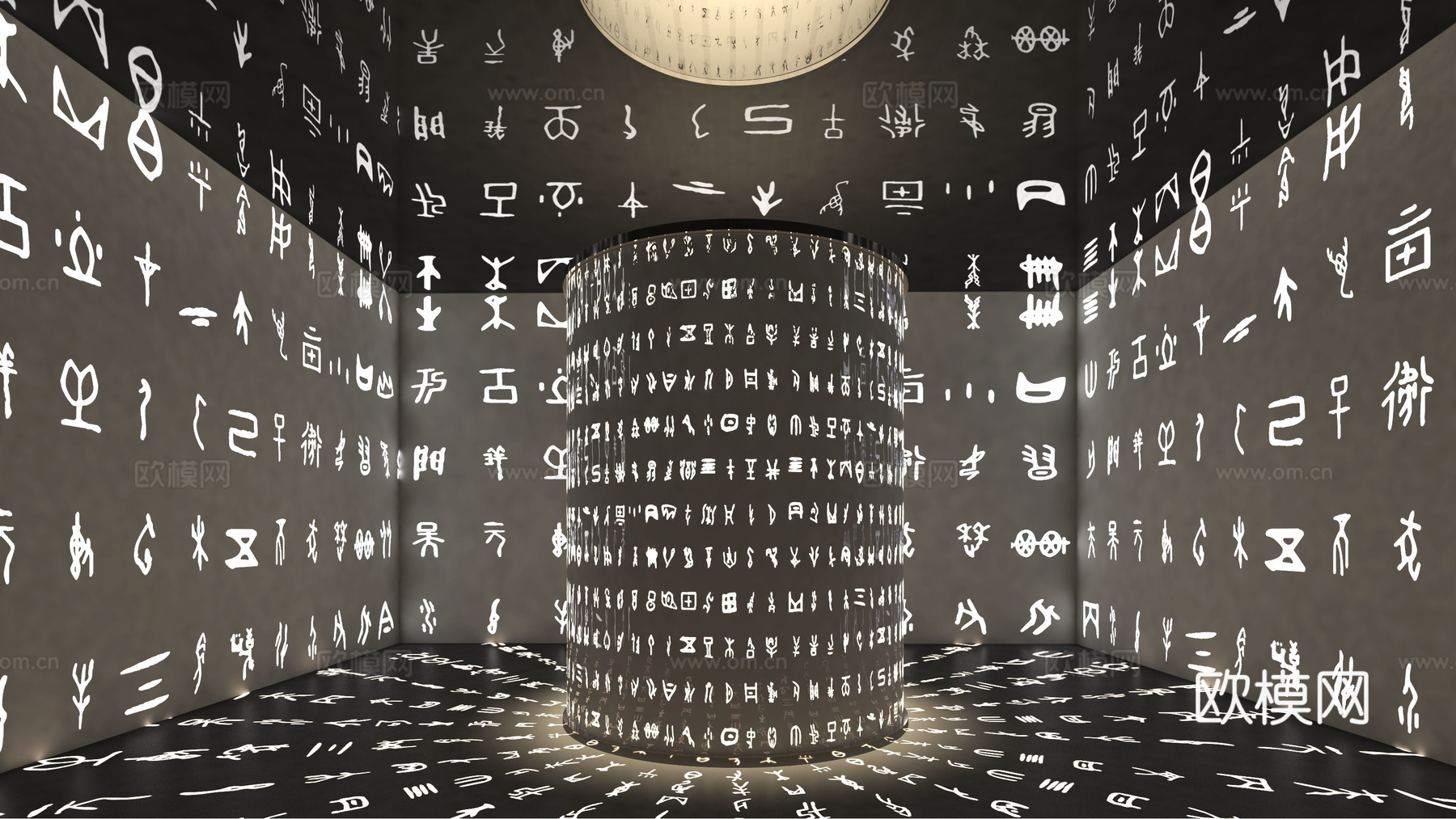 科技展厅3d模型