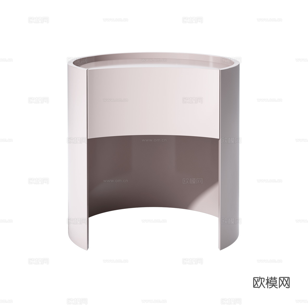 Meridiani 现代床头柜 极简床头柜 抽屉柜 装饰柜3d模型