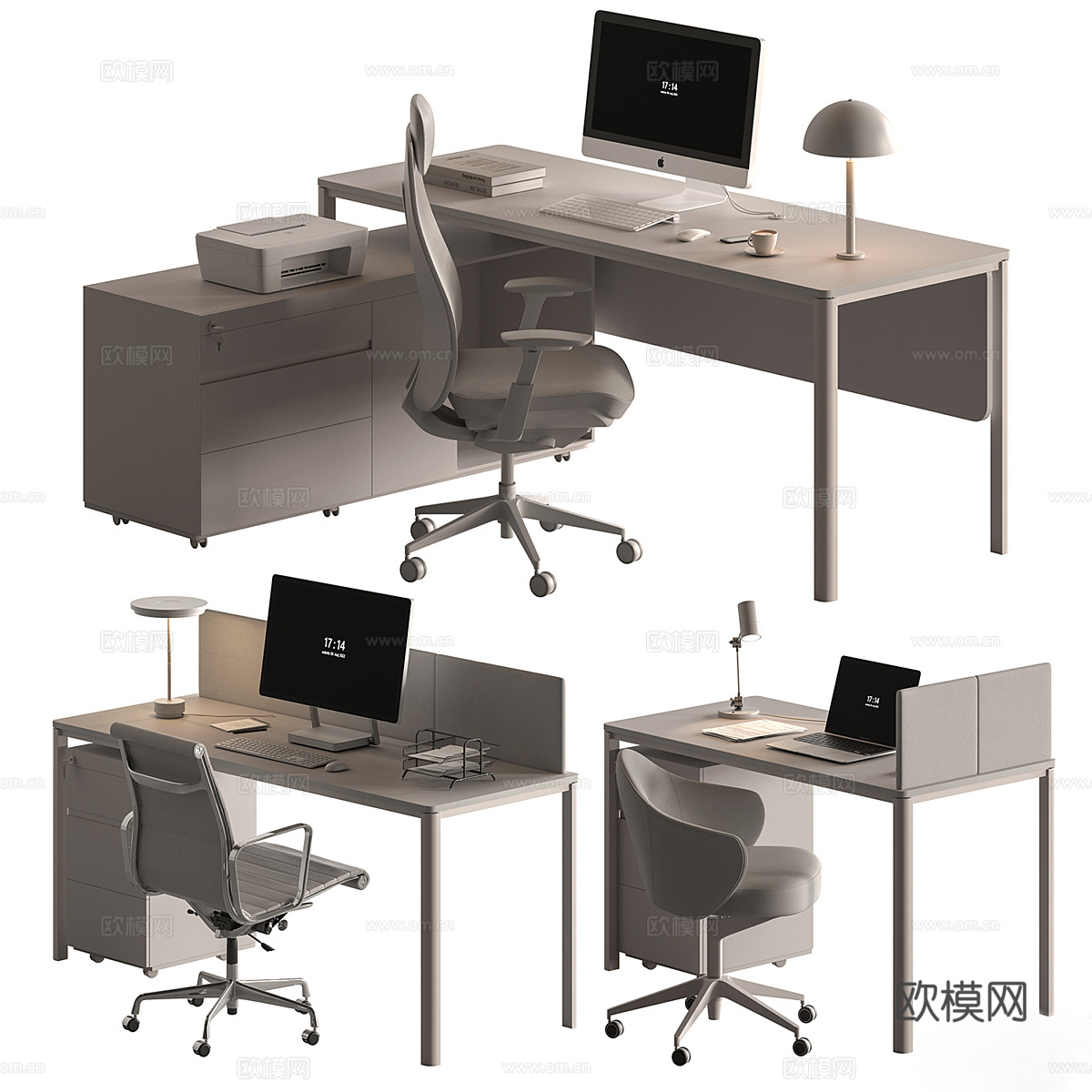 餐桌组合3d模型