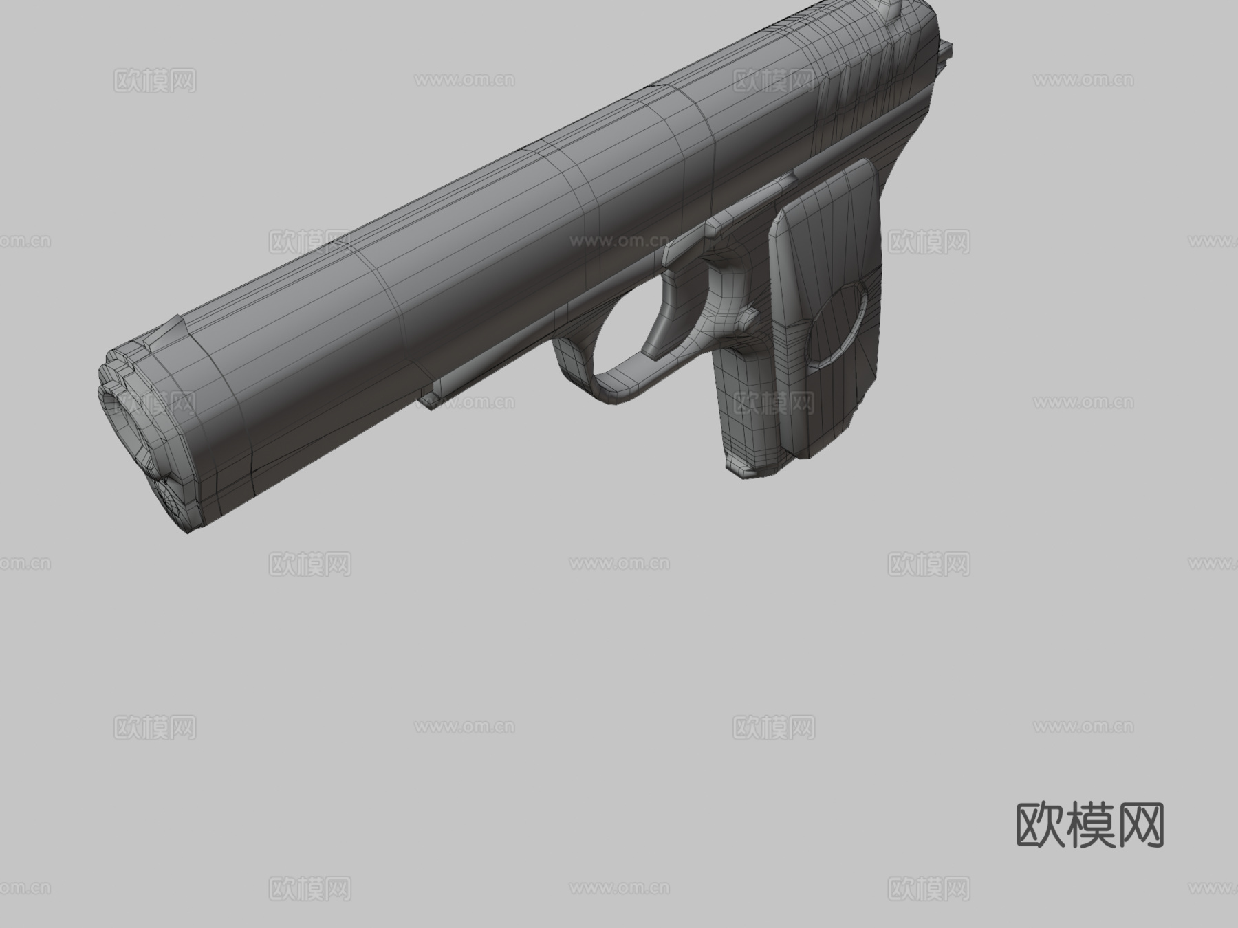 TT-33低模3d模型