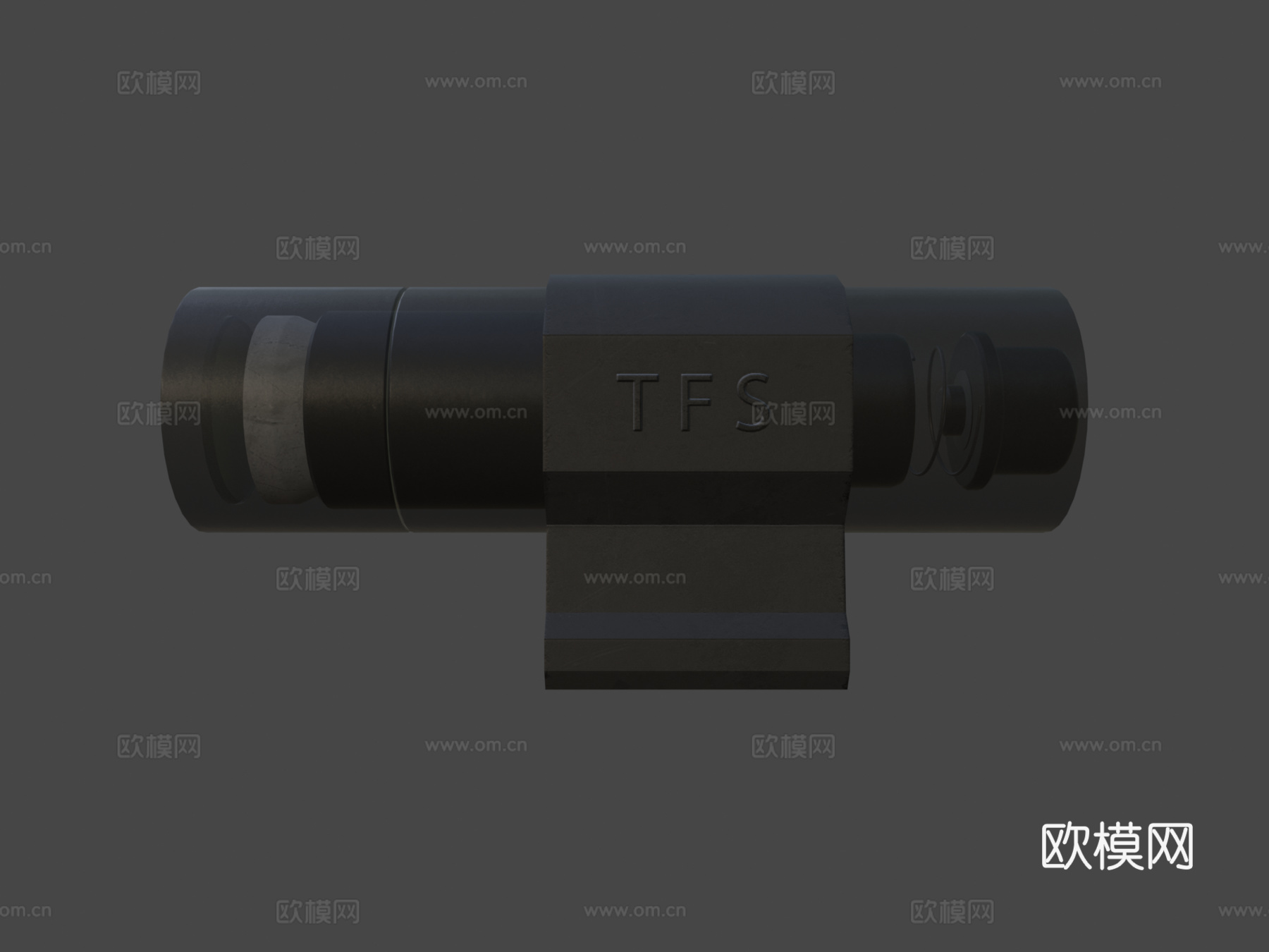 G2V3战术手电3d模型下载（渲染图8）