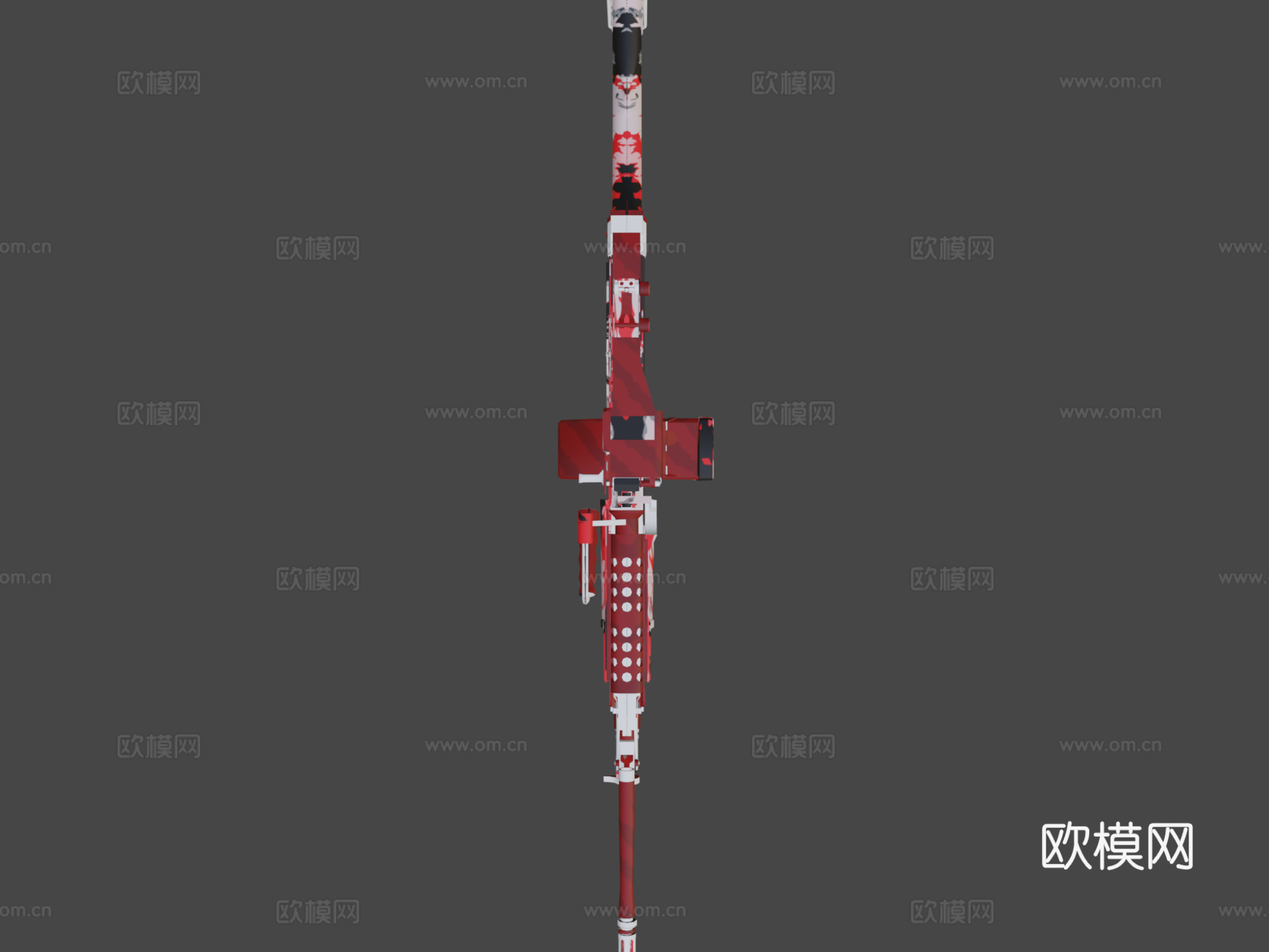 M249血溅版3d模型