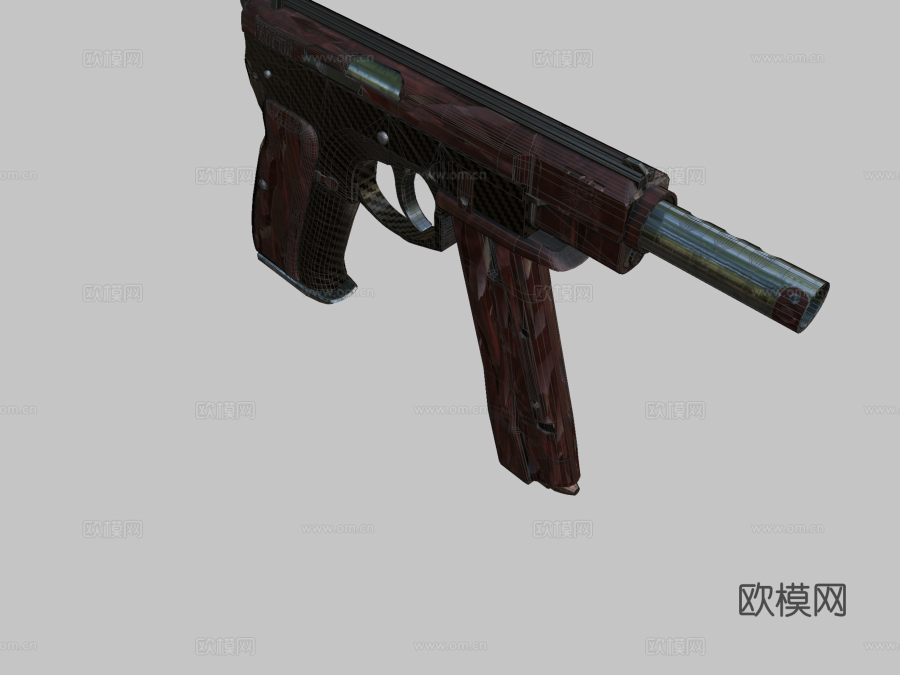 反恐精英枪皮-CZ753d模型