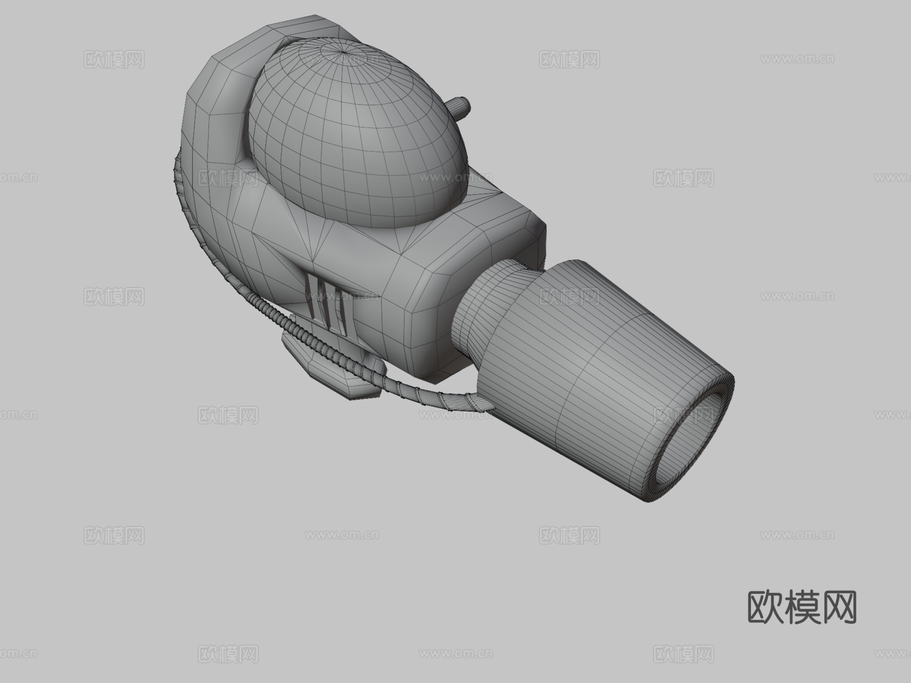 熔岩枪3d模型