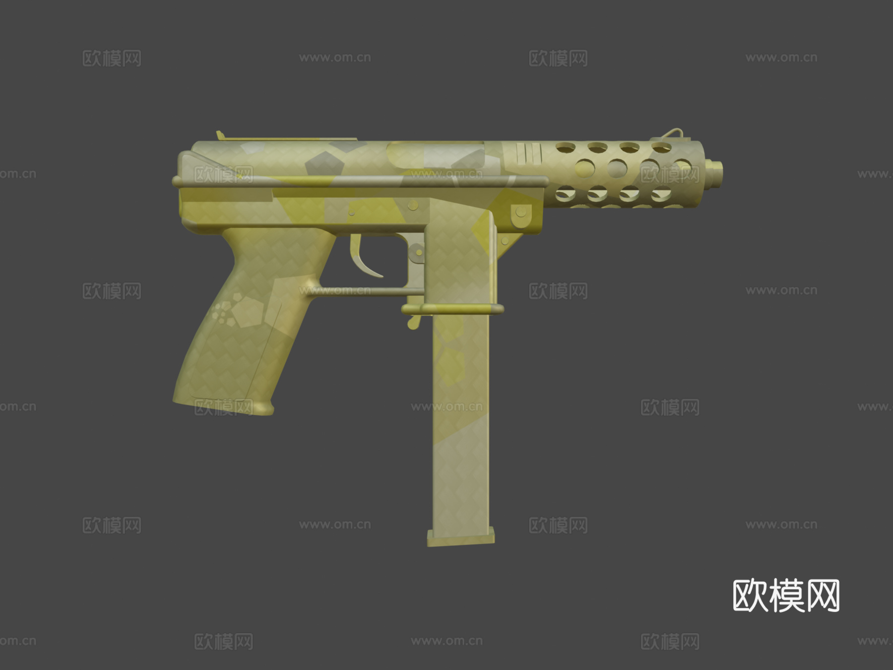 TEC9邦3d模型