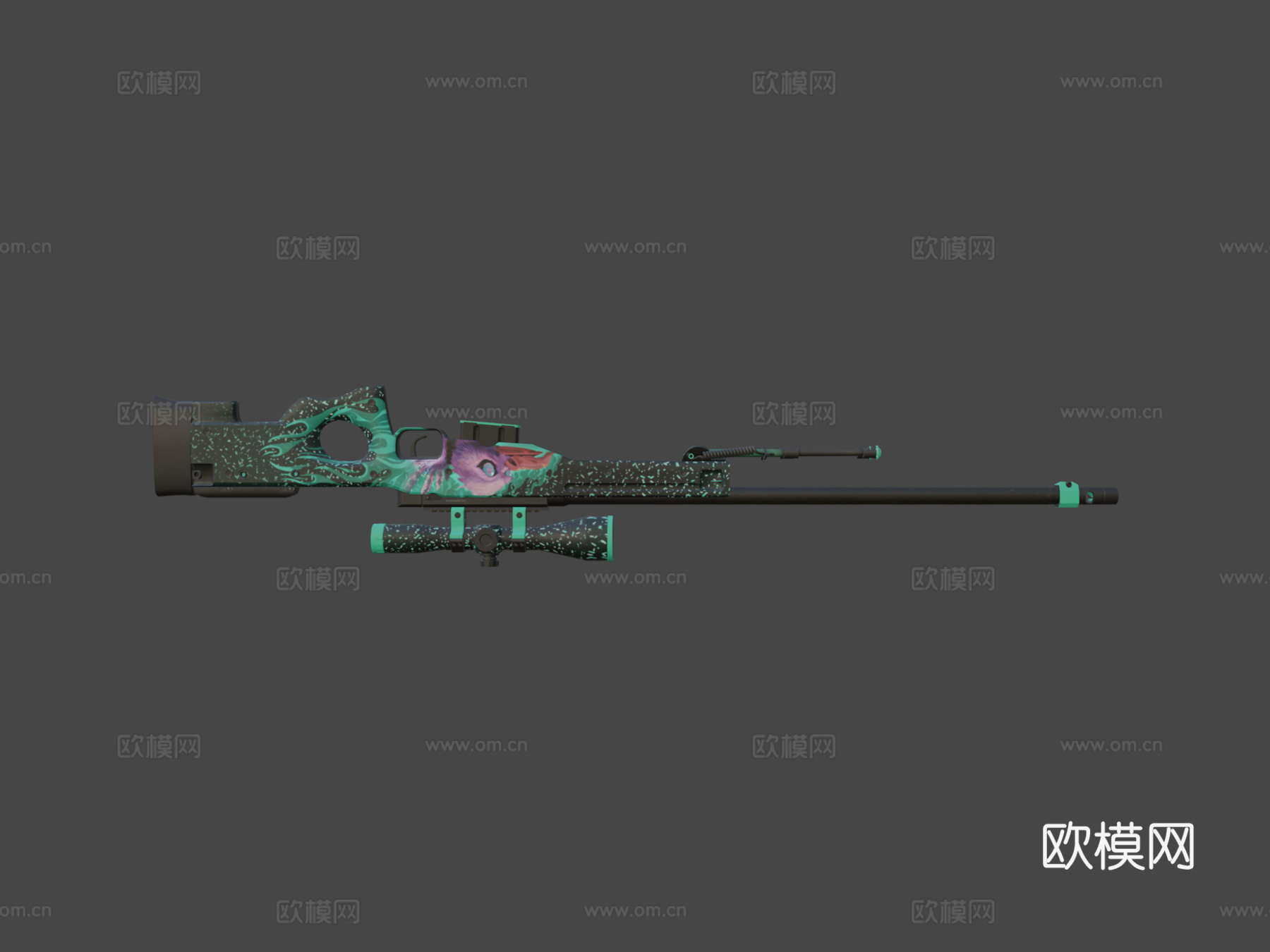 AWP-秃鹫之死3d模型