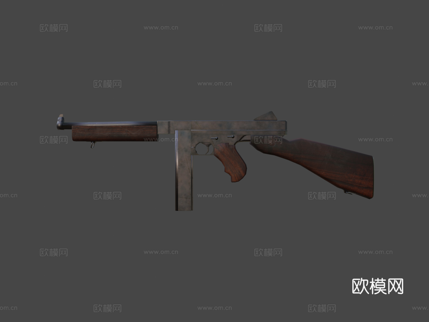 M1A1汤普森3d模型